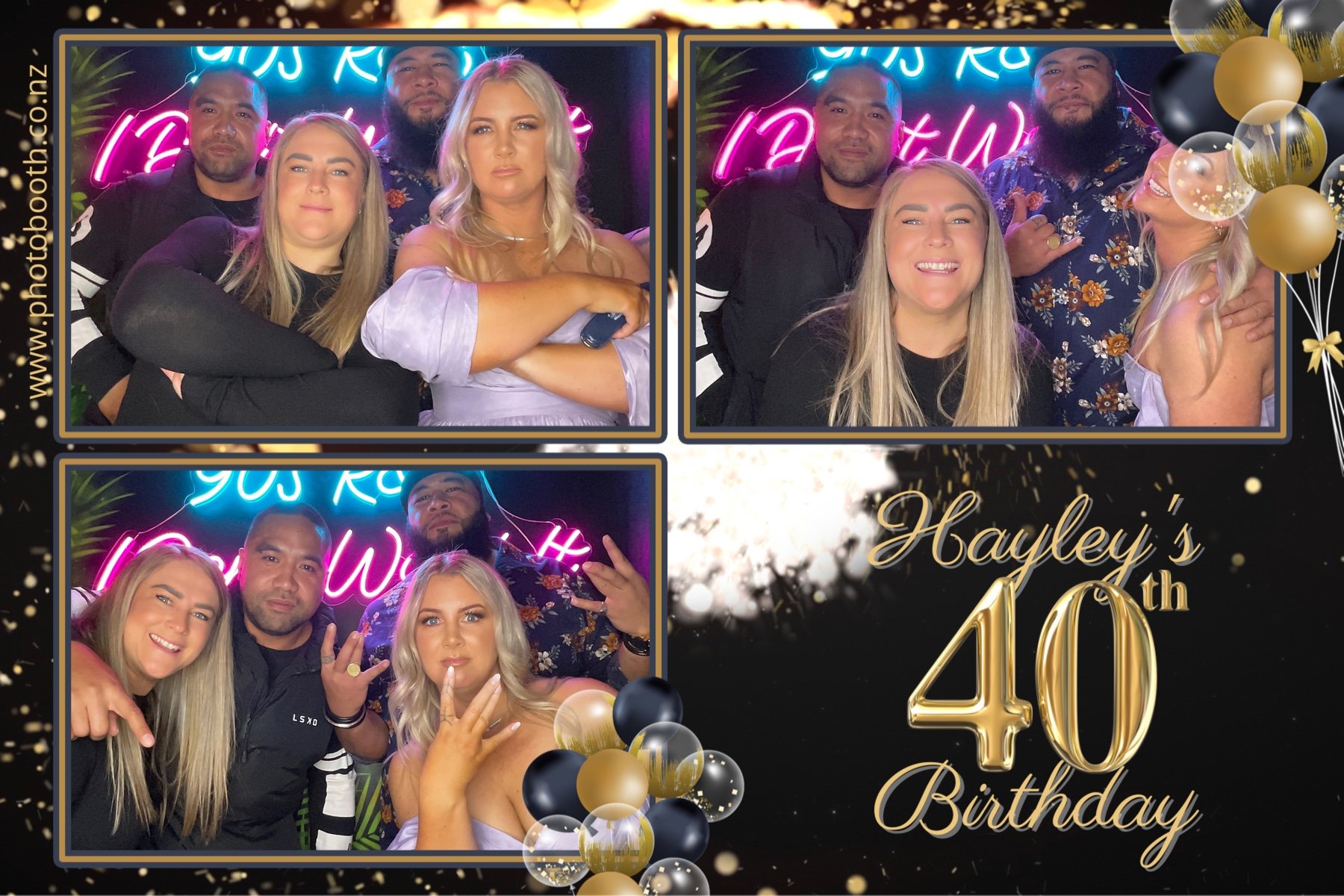 Hayley's 40th | View more photos from the event at gallery.photobooth.co.nz/u/SelfieCentral/Hayleys-40th