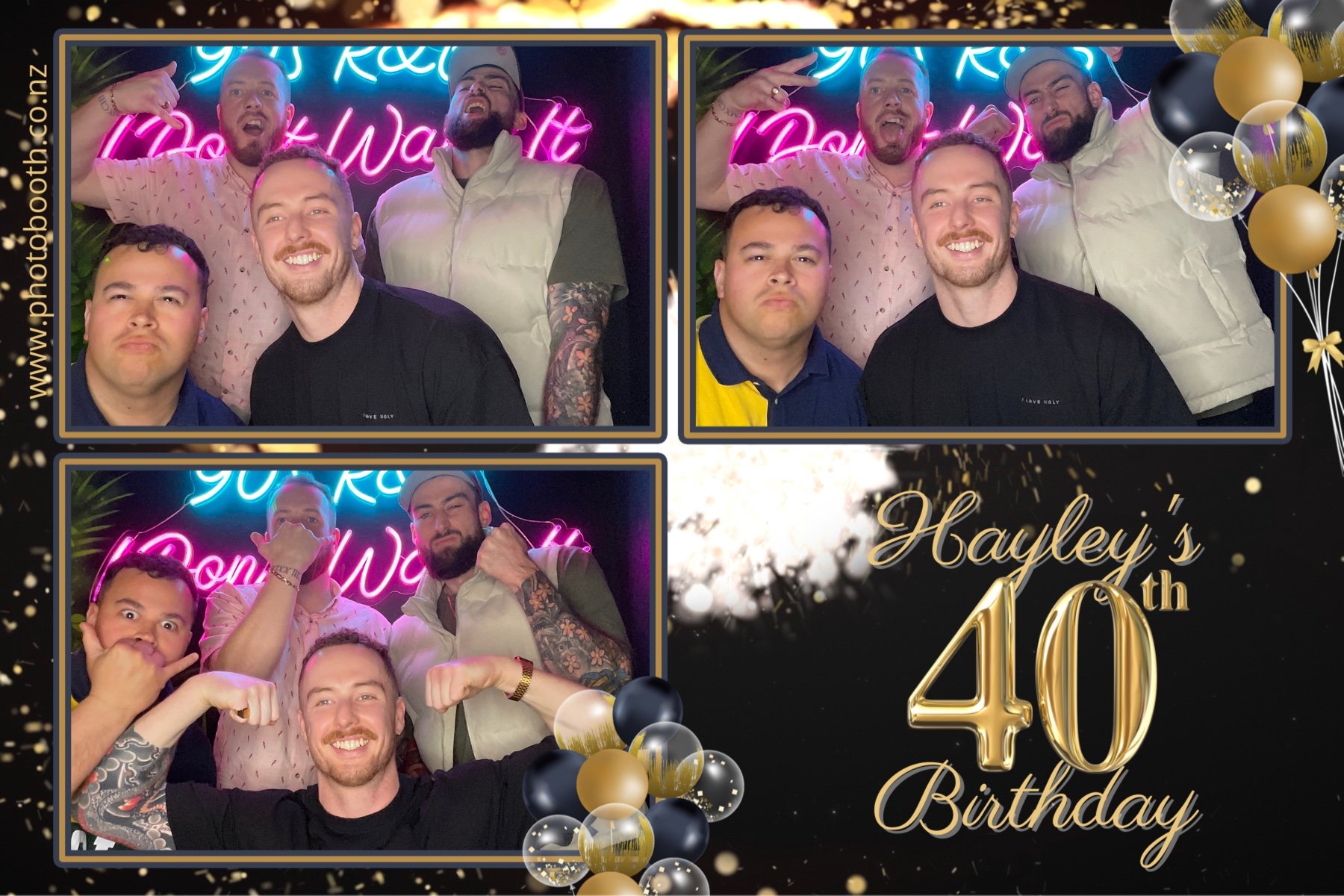 Hayley's 40th | View more photos from the event at gallery.photobooth.co.nz/u/SelfieCentral/Hayleys-40th