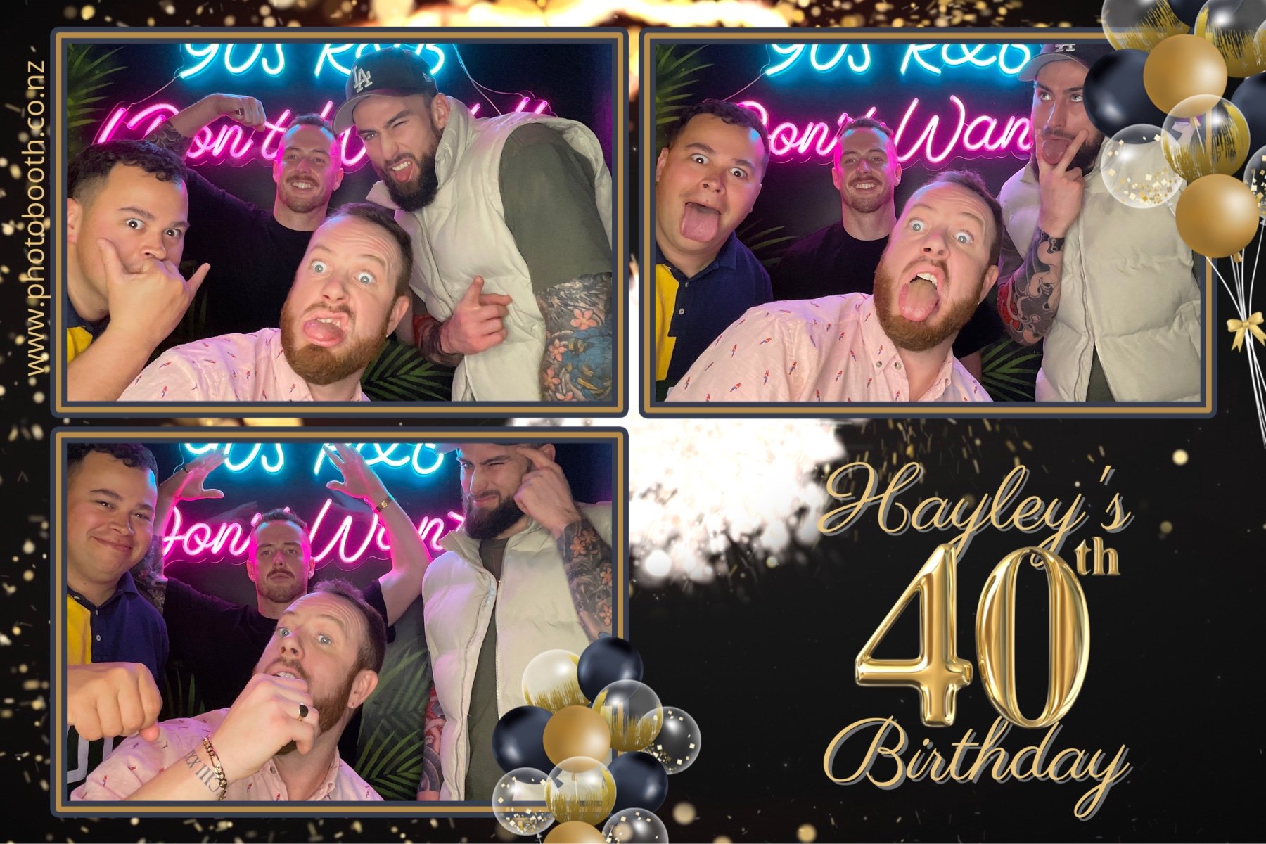 Hayley's 40th | View more photos from the event at gallery.photobooth.co.nz/u/SelfieCentral/Hayleys-40th