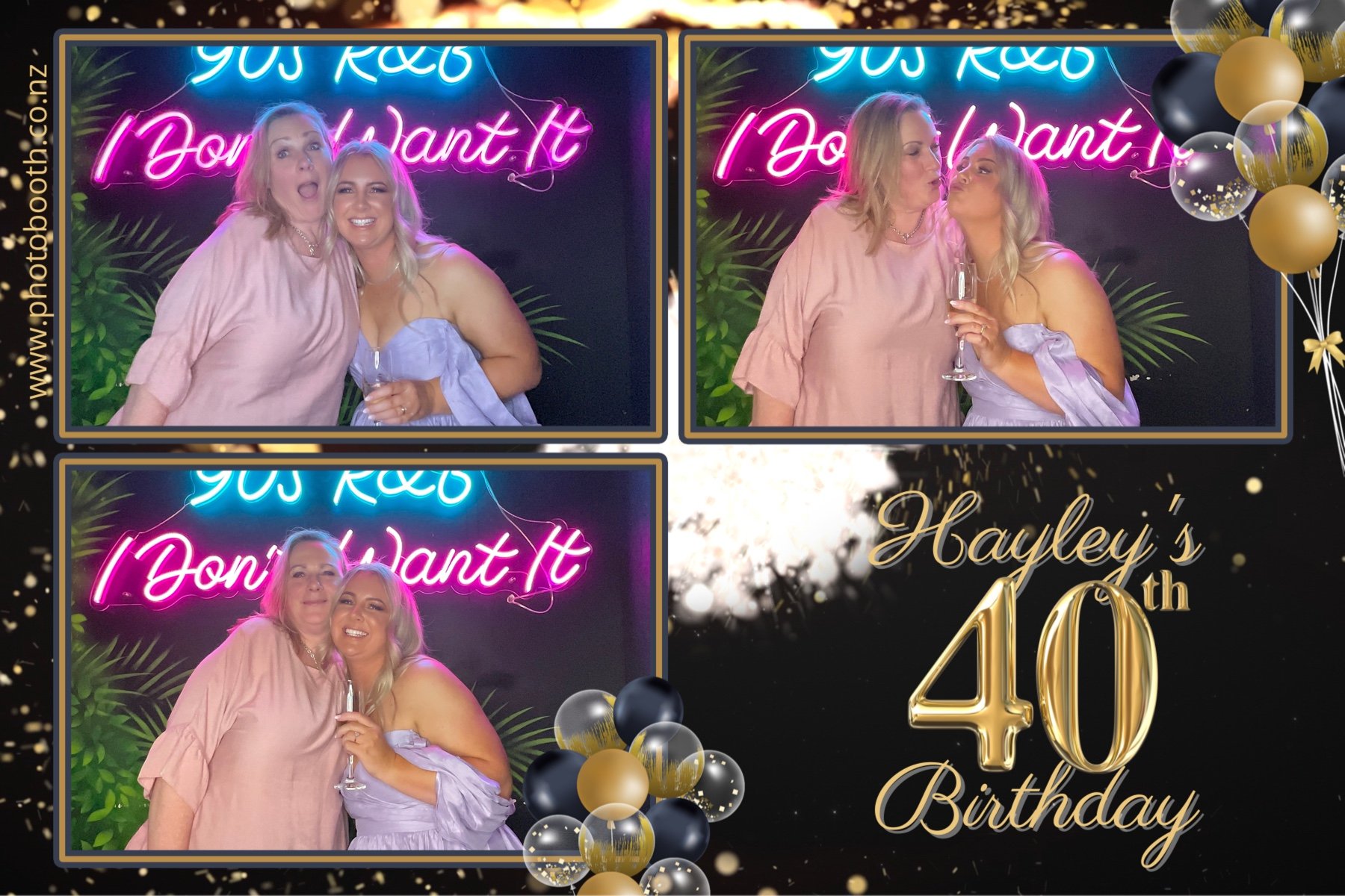 Hayley's 40th | View more photos from the event at gallery.photobooth.co.nz/u/SelfieCentral/Hayleys-40th