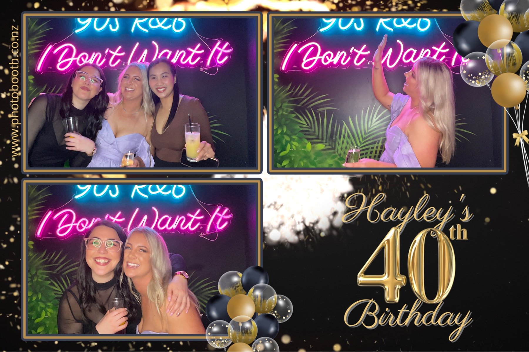 Hayley's 40th | View more photos from the event at gallery.photobooth.co.nz/u/SelfieCentral/Hayleys-40th