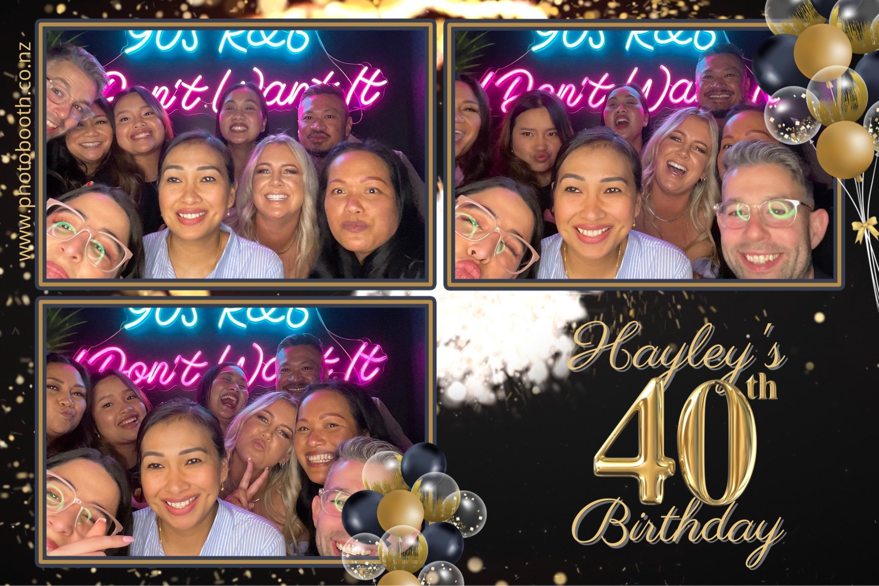 Hayley's 40th | View more photos from the event at gallery.photobooth.co.nz/u/SelfieCentral/Hayleys-40th