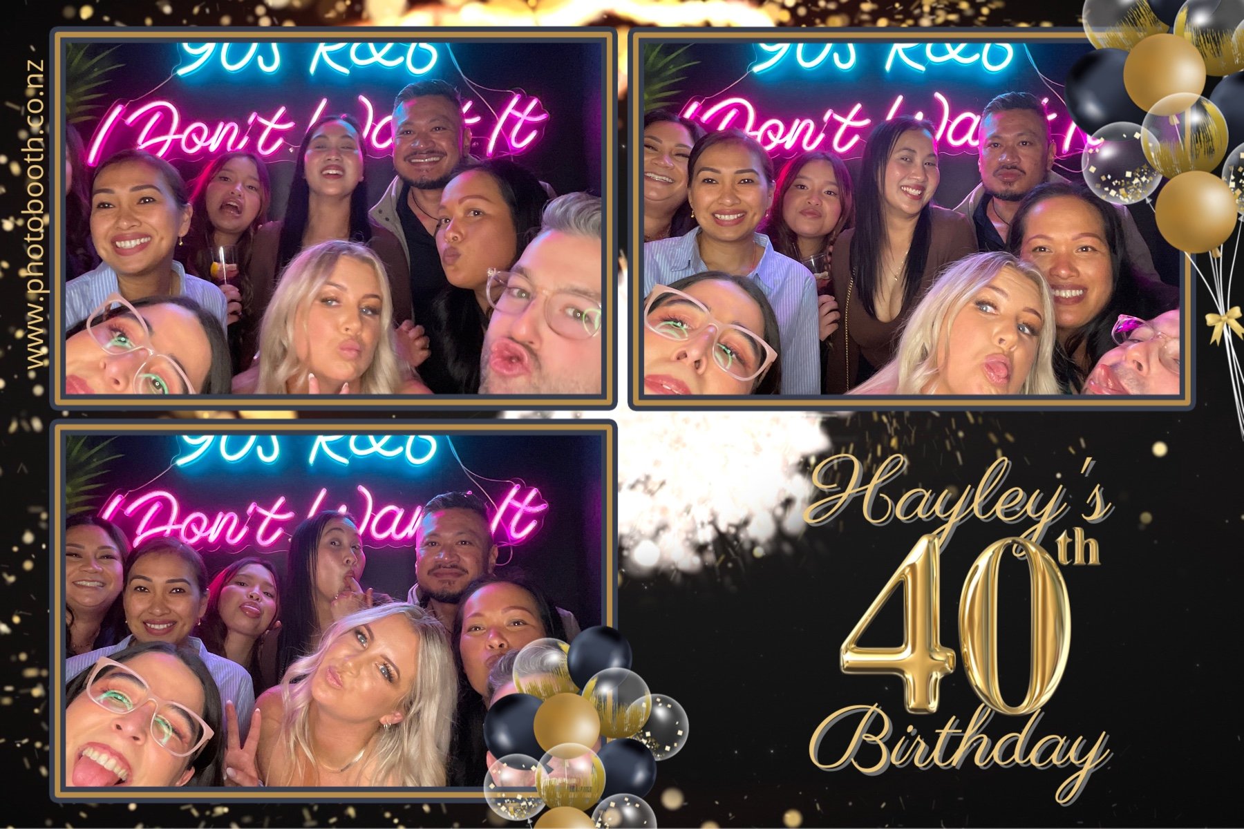 Hayley's 40th | View more photos from the event at gallery.photobooth.co.nz/u/SelfieCentral/Hayleys-40th