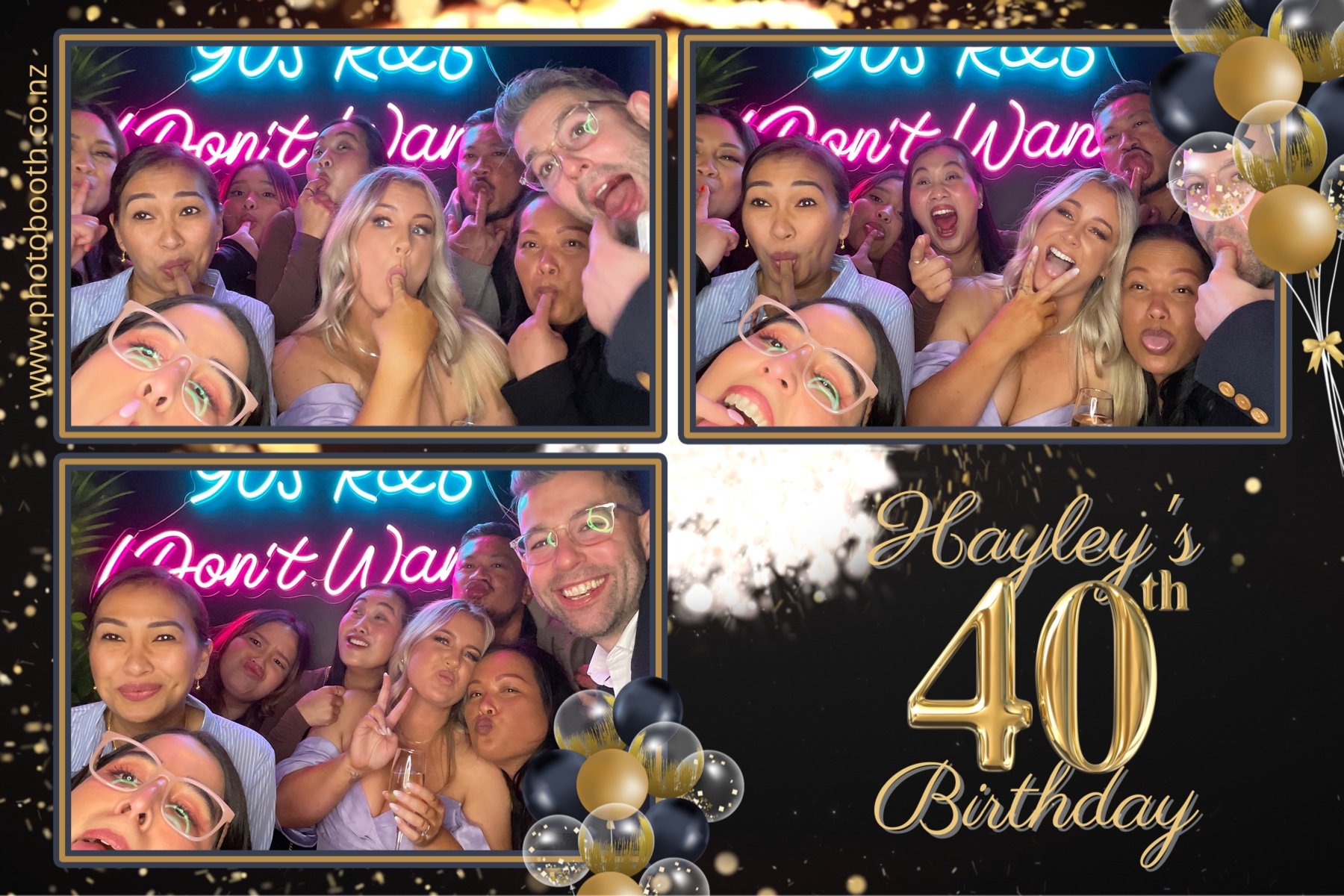 Hayley's 40th | View more photos from the event at gallery.photobooth.co.nz/u/SelfieCentral/Hayleys-40th