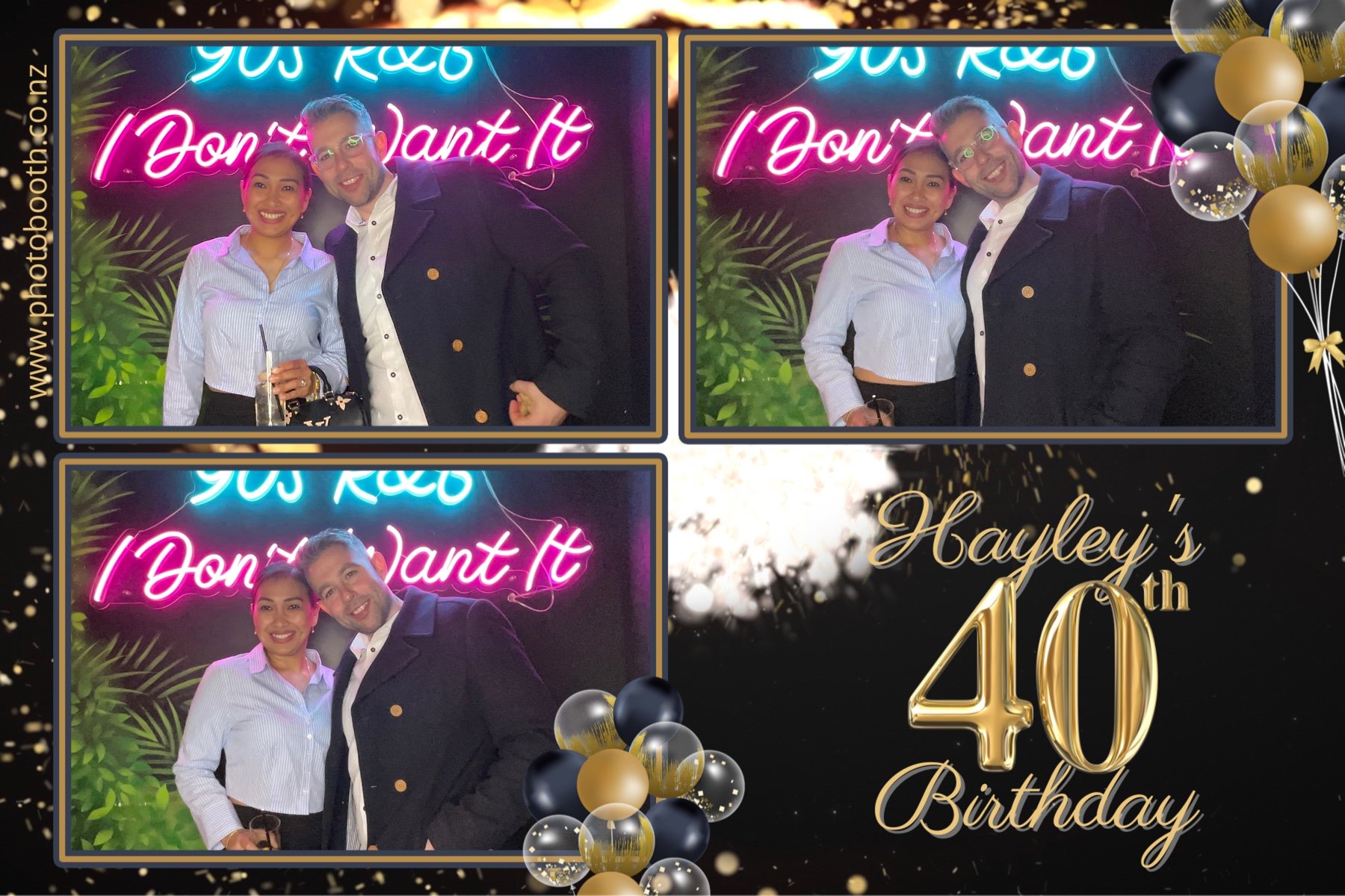 Hayley's 40th | View more photos from the event at gallery.photobooth.co.nz/u/SelfieCentral/Hayleys-40th