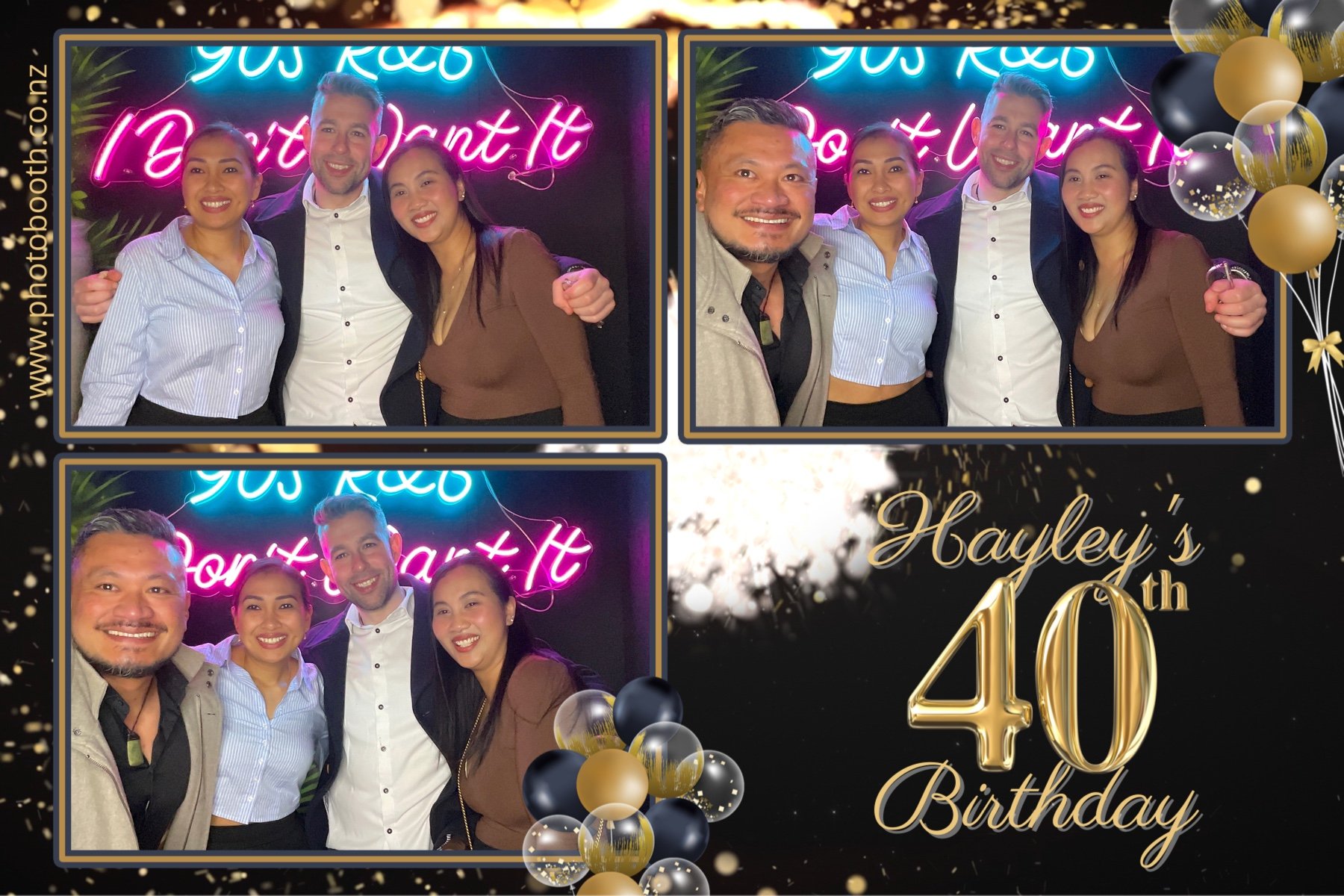 Hayley's 40th | View more photos from the event at gallery.photobooth.co.nz/u/SelfieCentral/Hayleys-40th