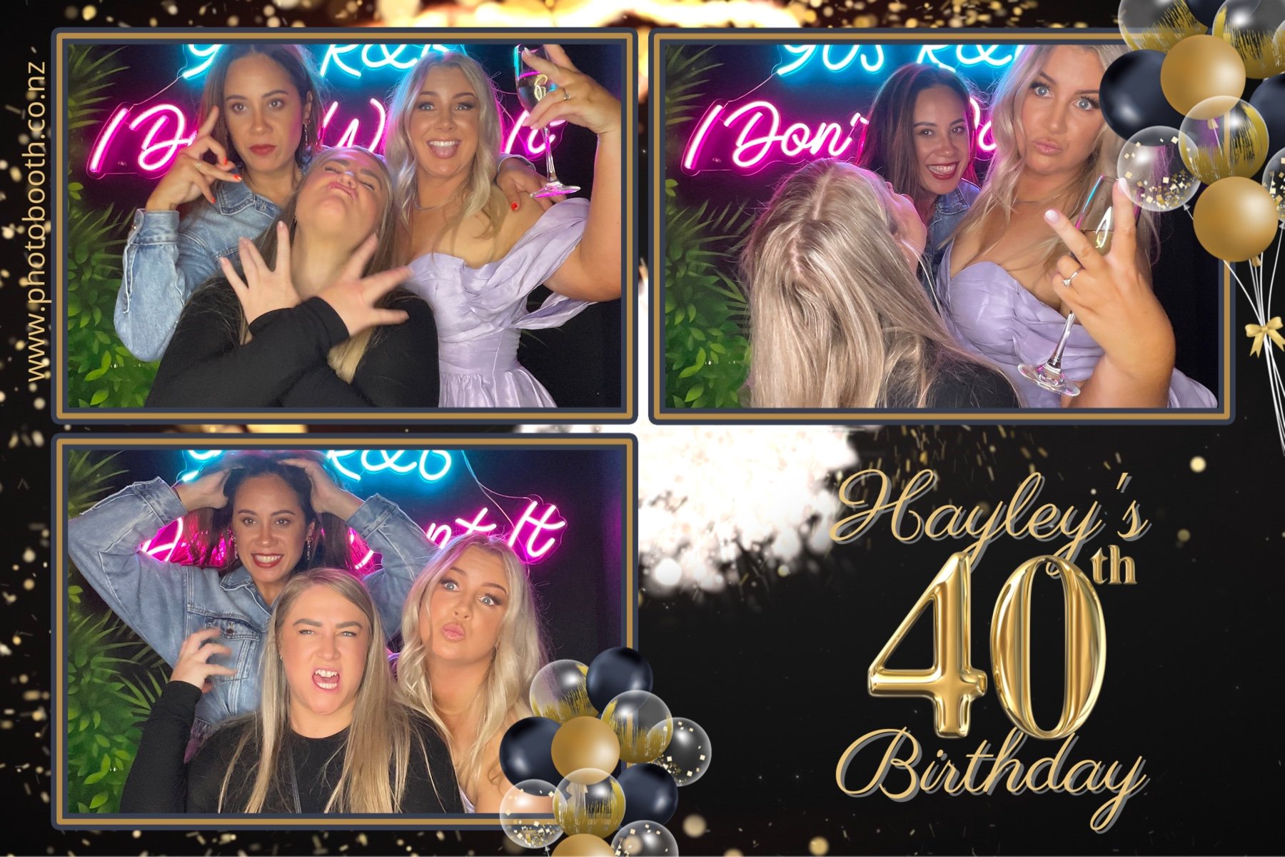 Hayley's 40th | View more photos from the event at gallery.photobooth.co.nz/u/SelfieCentral/Hayleys-40th