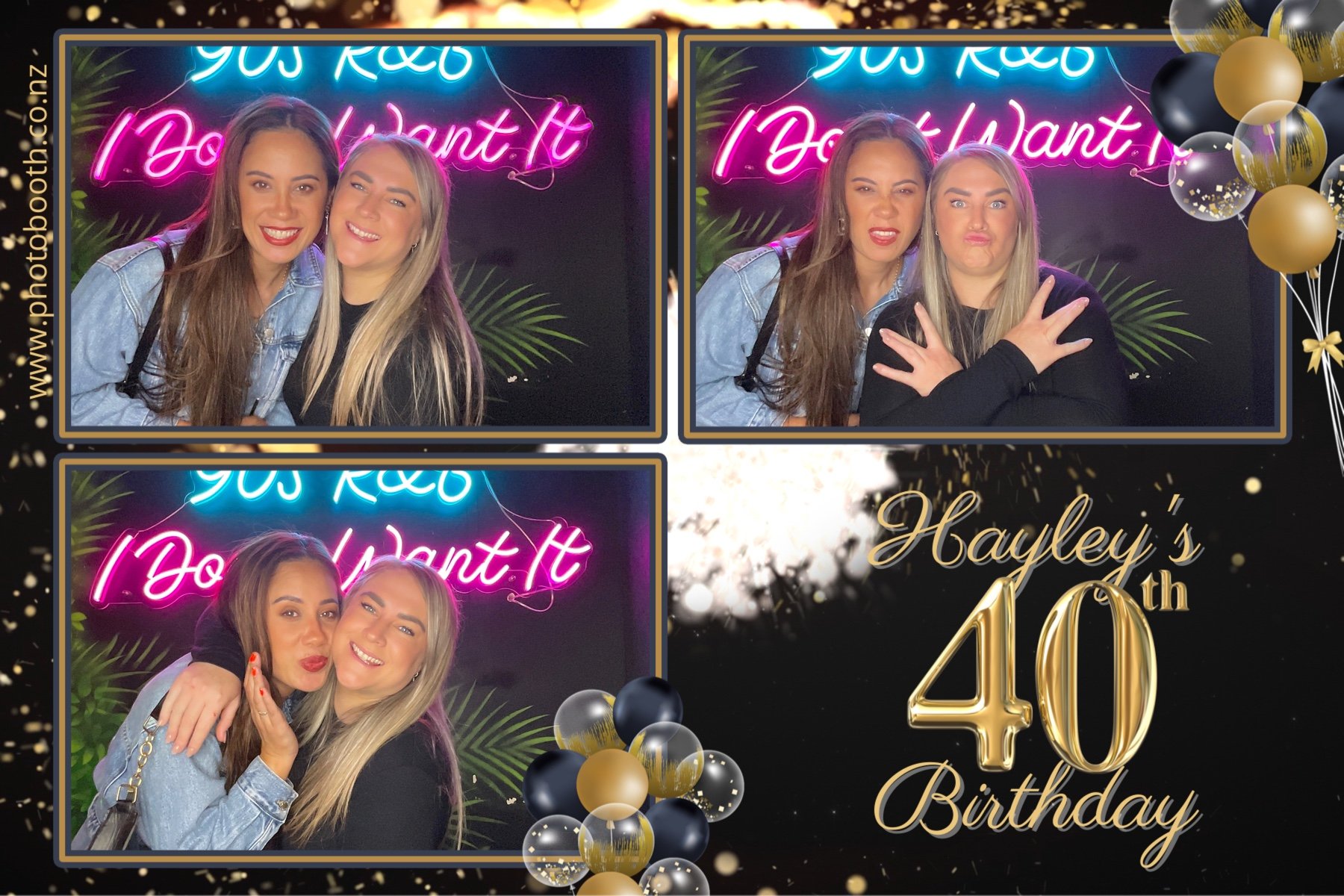 Hayley's 40th | View more photos from the event at gallery.photobooth.co.nz/u/SelfieCentral/Hayleys-40th