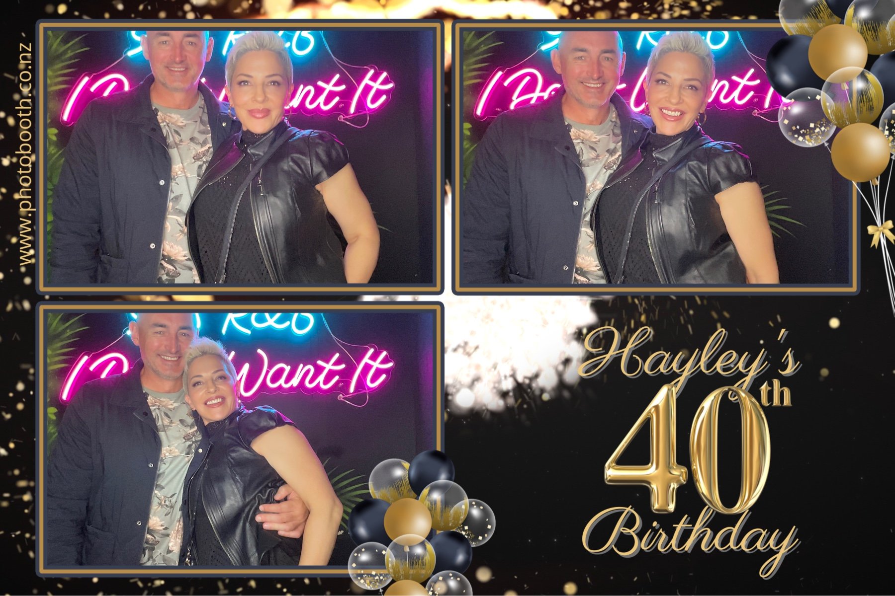 Hayley's 40th | View more photos from the event at gallery.photobooth.co.nz/u/SelfieCentral/Hayleys-40th