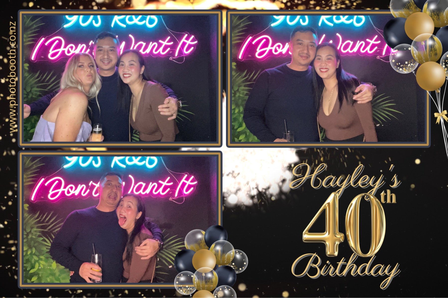 Hayley's 40th | View more photos from the event at gallery.photobooth.co.nz/u/SelfieCentral/Hayleys-40th