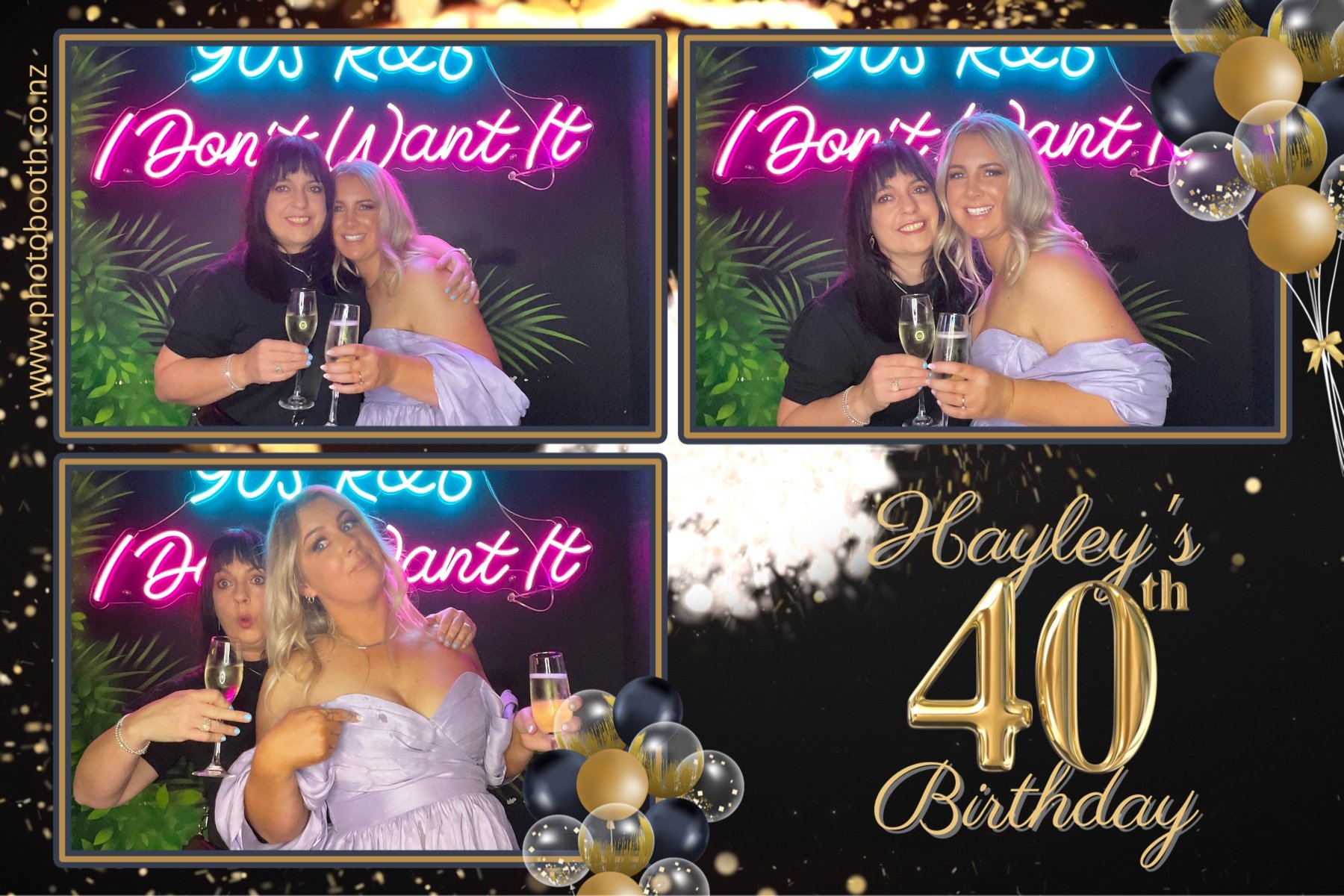 Hayley's 40th | View more photos from the event at gallery.photobooth.co.nz/u/SelfieCentral/Hayleys-40th