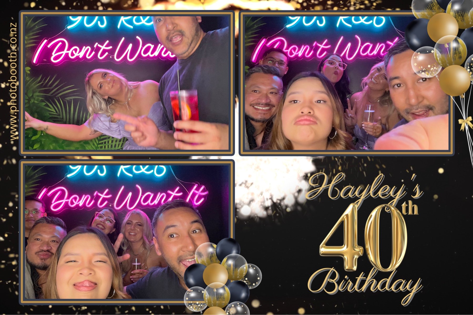 Hayley's 40th | View more photos from the event at gallery.photobooth.co.nz/u/SelfieCentral/Hayleys-40th