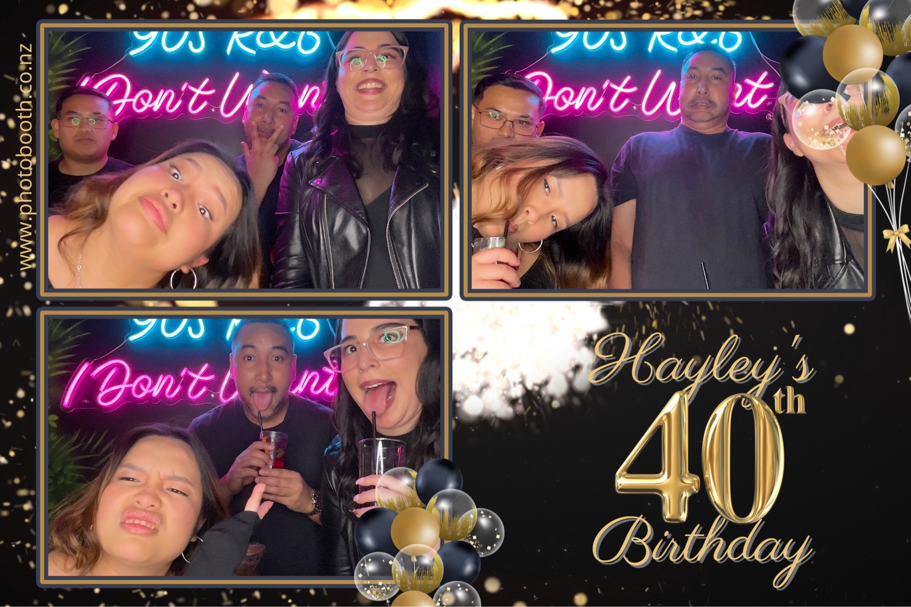 Hayley's 40th | View more photos from the event at gallery.photobooth.co.nz/u/SelfieCentral/Hayleys-40th