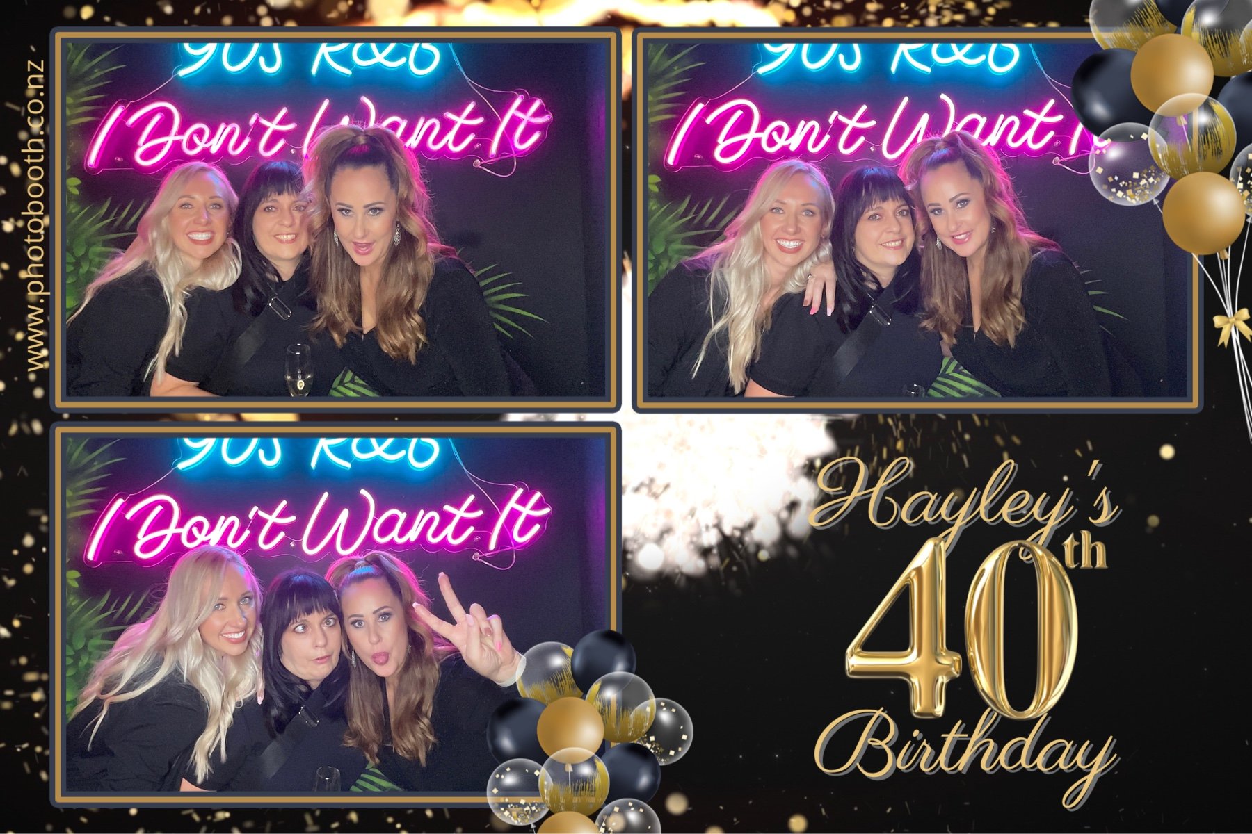 Hayley's 40th | View more photos from the event at gallery.photobooth.co.nz/u/SelfieCentral/Hayleys-40th