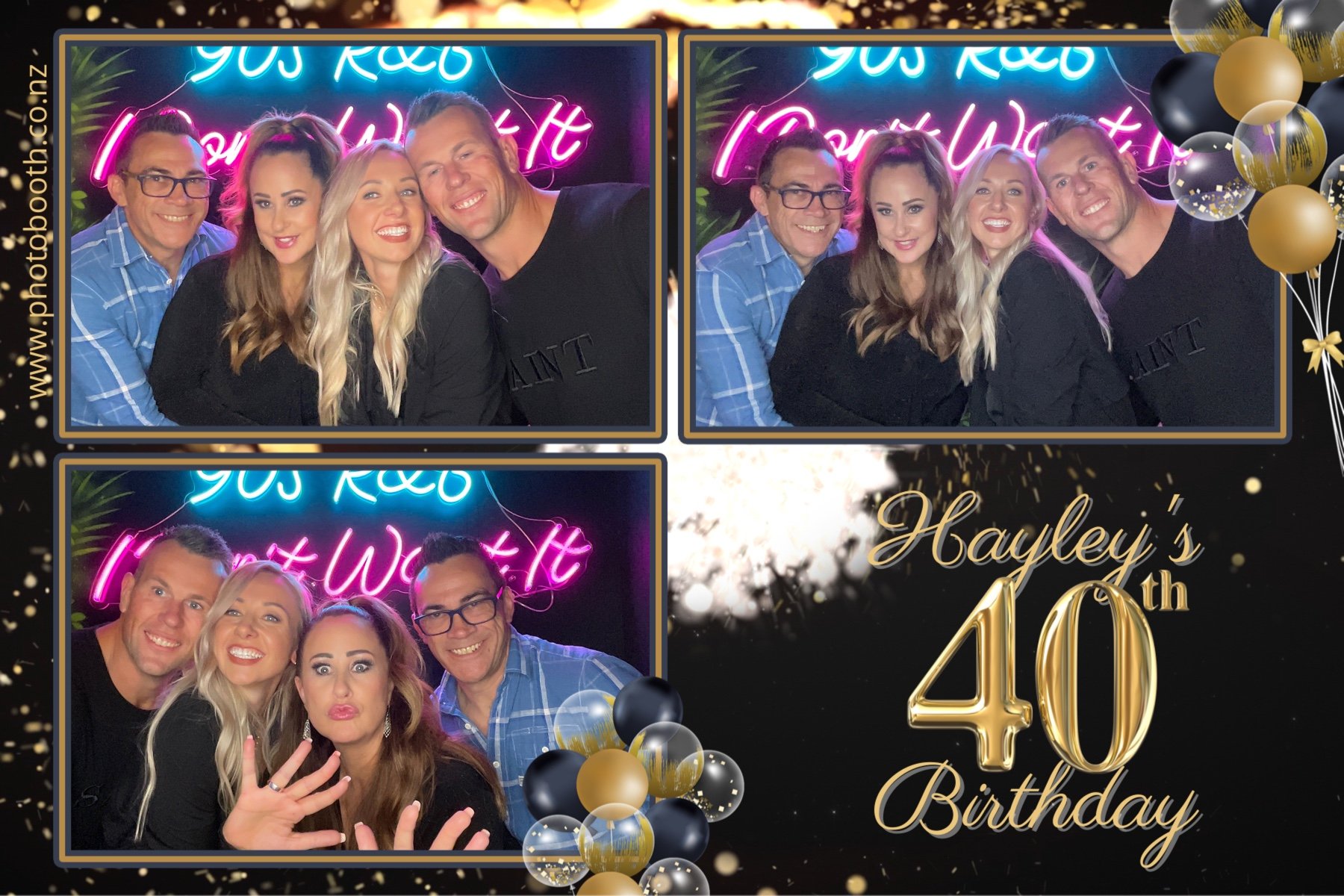 Hayley's 40th | View more photos from the event at gallery.photobooth.co.nz/u/SelfieCentral/Hayleys-40th
