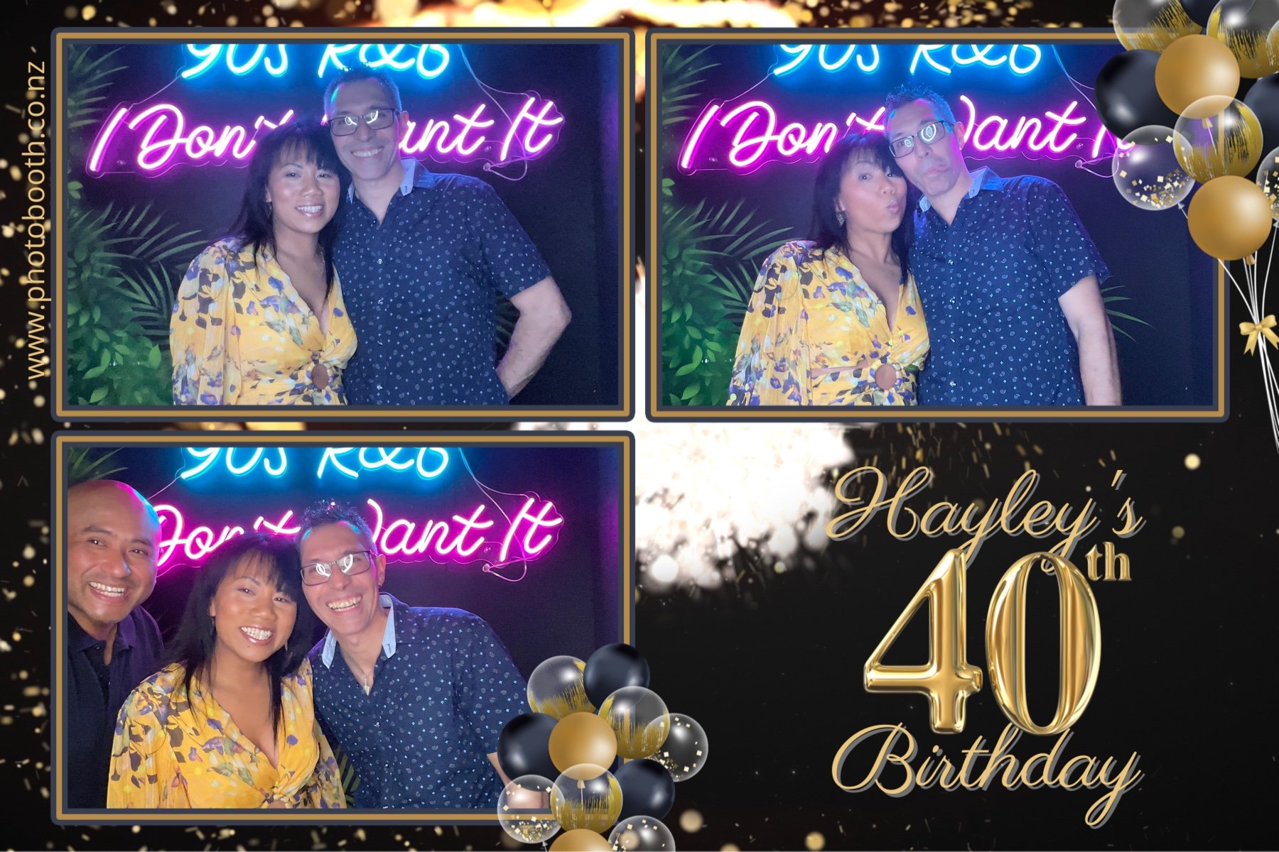 Hayley's 40th | View more photos from the event at gallery.photobooth.co.nz/u/SelfieCentral/Hayleys-40th