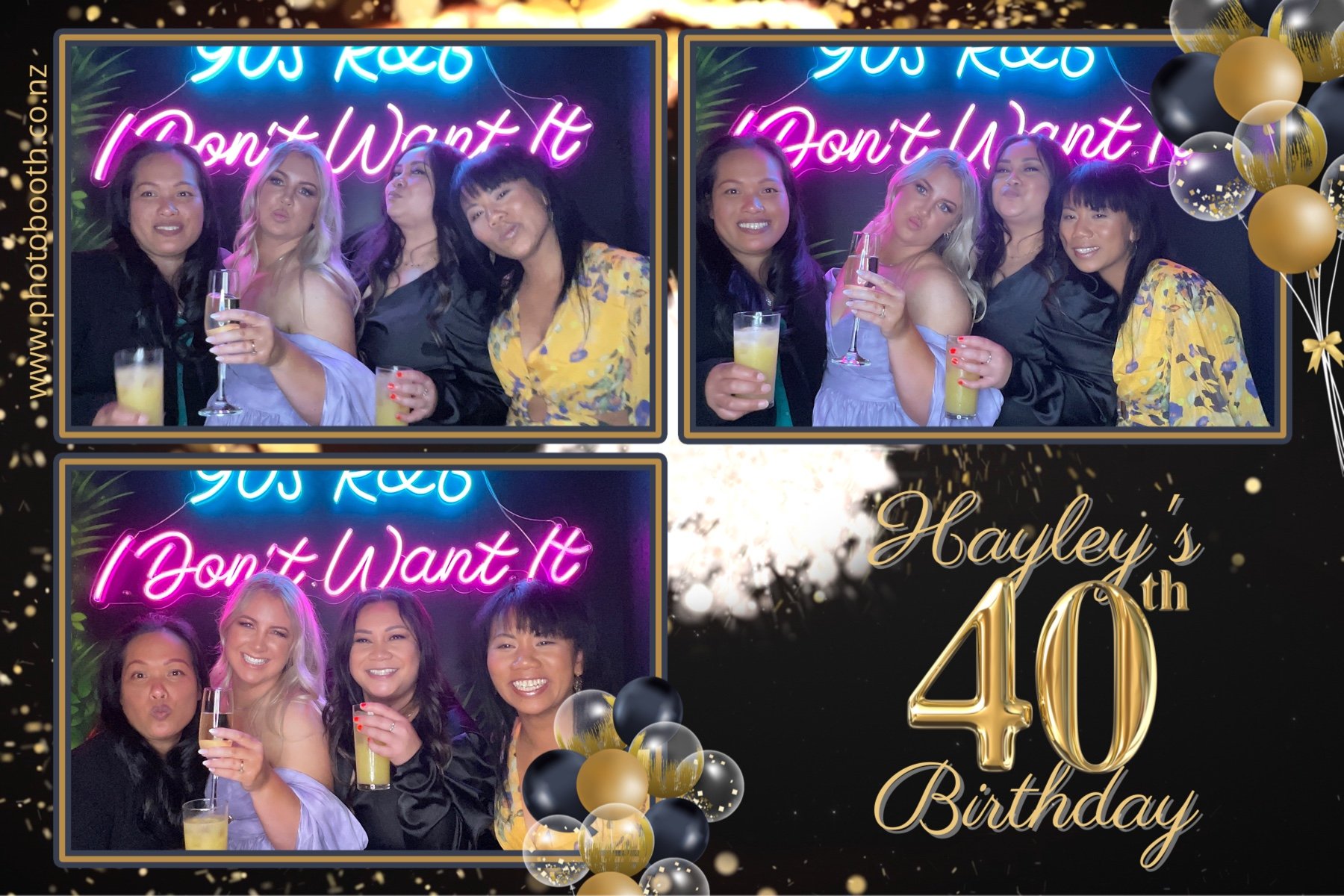 Hayley's 40th | View more photos from the event at gallery.photobooth.co.nz/u/SelfieCentral/Hayleys-40th