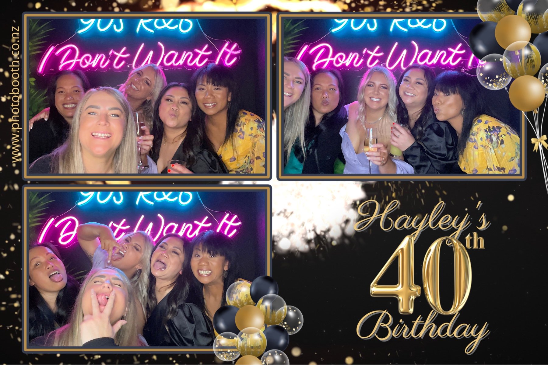 Hayley's 40th | View more photos from the event at gallery.photobooth.co.nz/u/SelfieCentral/Hayleys-40th