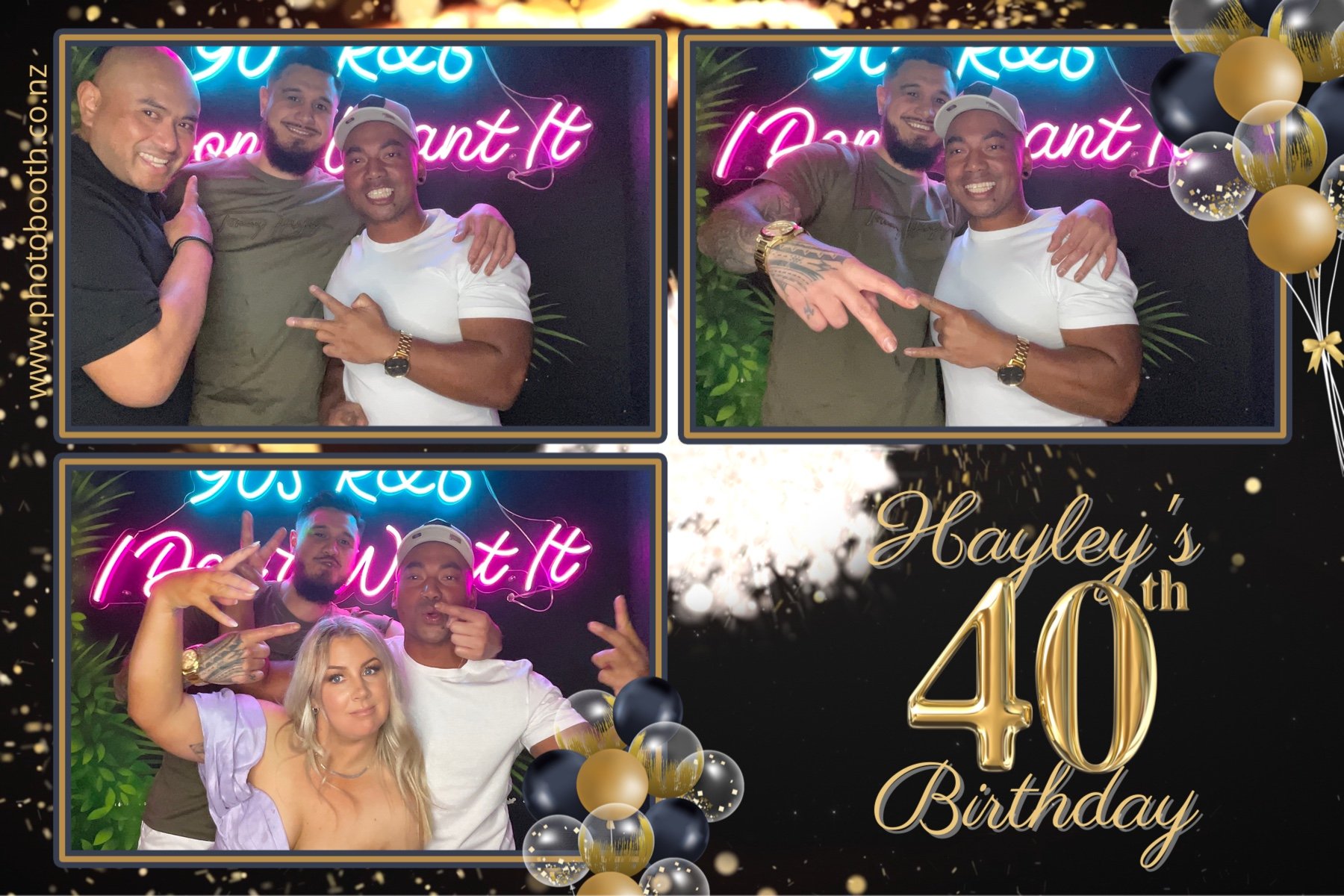 Hayley's 40th | View more photos from the event at gallery.photobooth.co.nz/u/SelfieCentral/Hayleys-40th