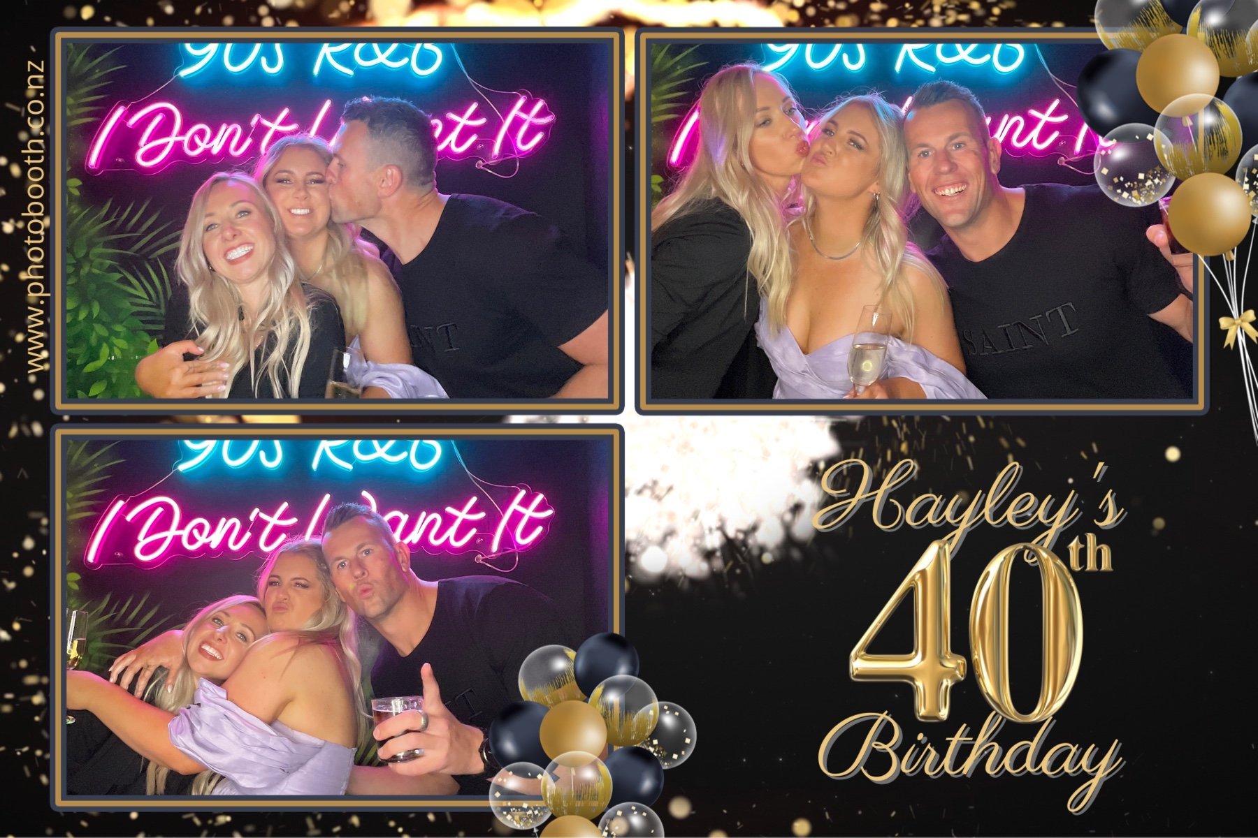 Hayley's 40th | View more photos from the event at gallery.photobooth.co.nz/u/SelfieCentral/Hayleys-40th