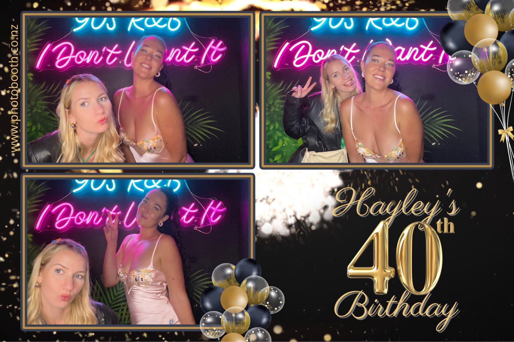 Hayley's 40th | View more photos from the event at gallery.photobooth.co.nz/u/SelfieCentral/Hayleys-40th