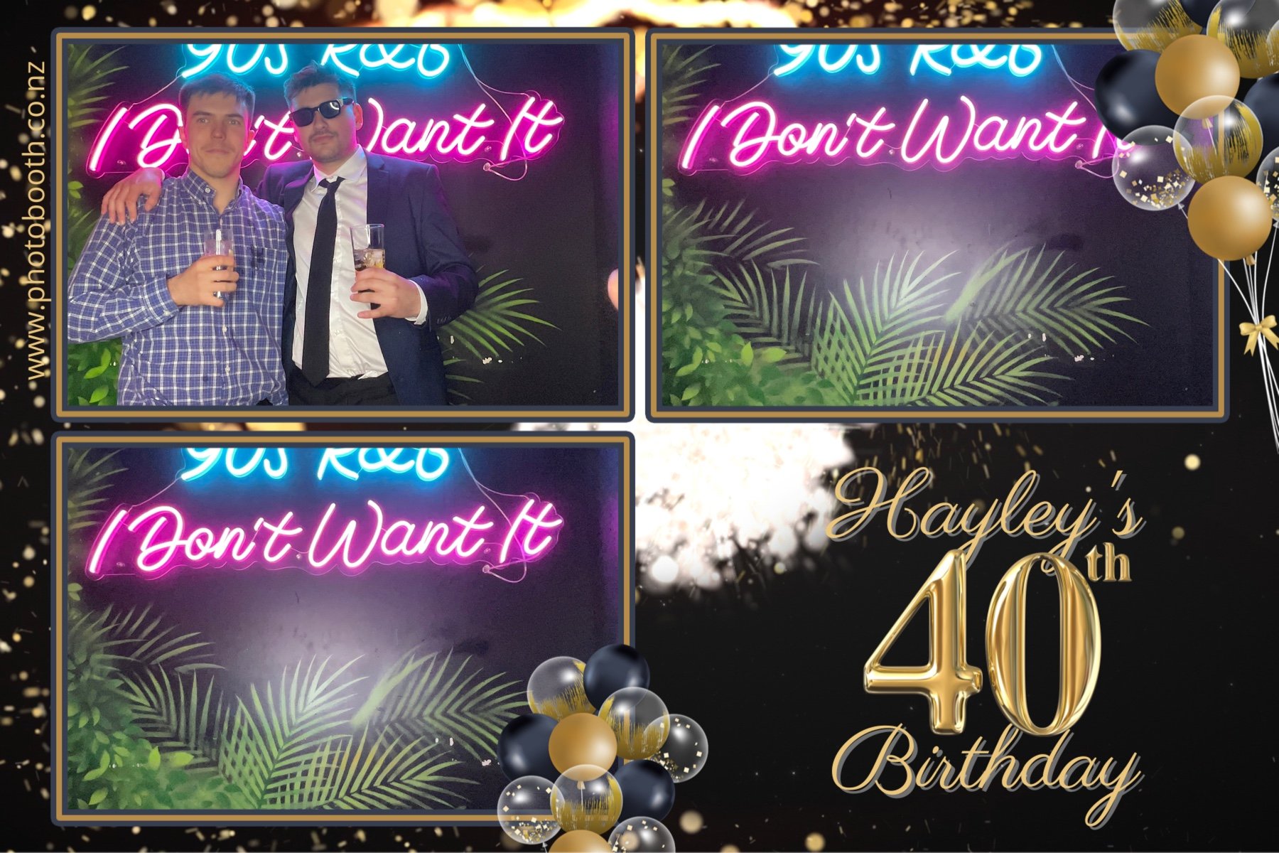 Hayley's 40th | View more photos from the event at gallery.photobooth.co.nz/u/SelfieCentral/Hayleys-40th