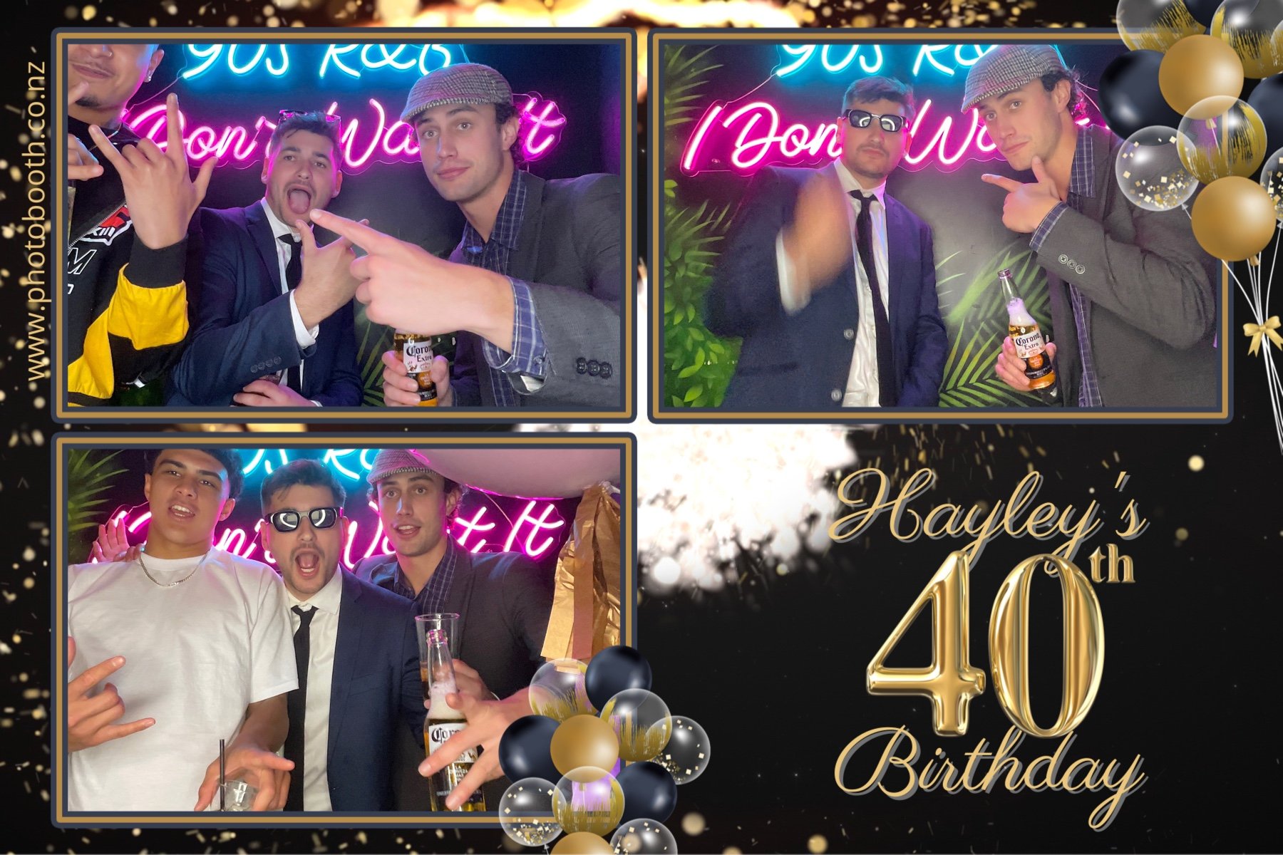 Hayley's 40th | View more photos from the event at gallery.photobooth.co.nz/u/SelfieCentral/Hayleys-40th