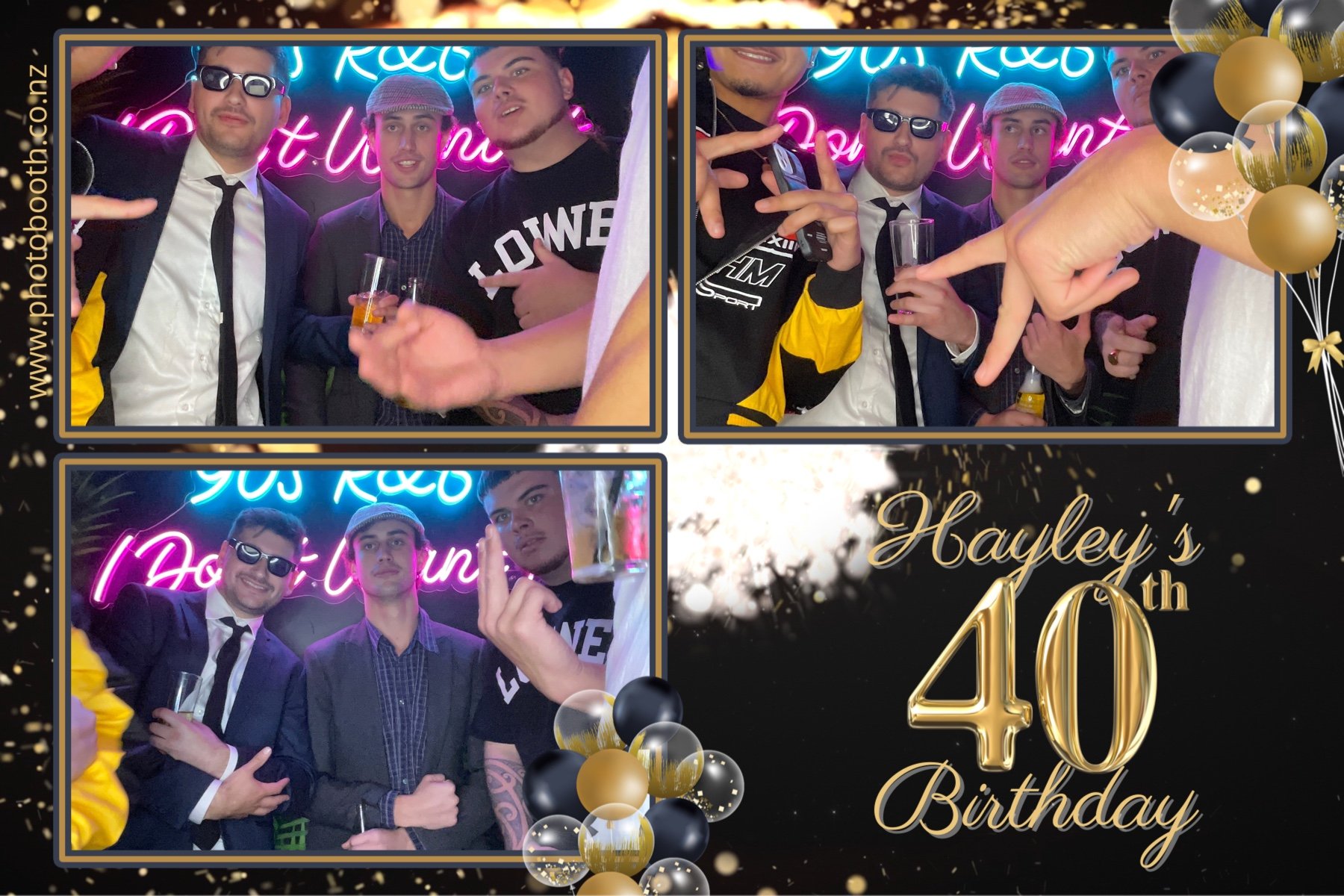 Hayley's 40th | View more photos from the event at gallery.photobooth.co.nz/u/SelfieCentral/Hayleys-40th