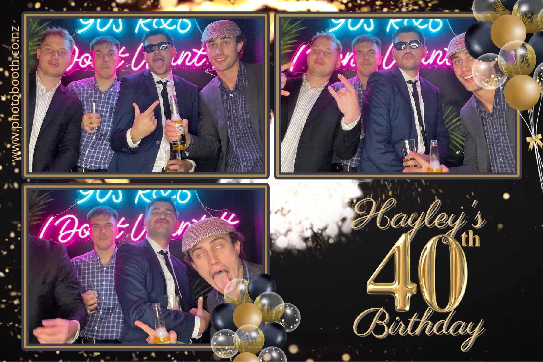Hayley's 40th | View more photos from the event at gallery.photobooth.co.nz/u/SelfieCentral/Hayleys-40th