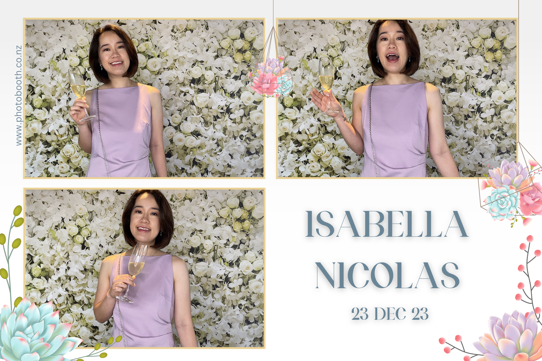 Isabella & Nicolas's Wedding | View more photos from the event at gallery.photobooth.co.nz/u/SelfieCentral/Isabella-Nicolass-Wedding