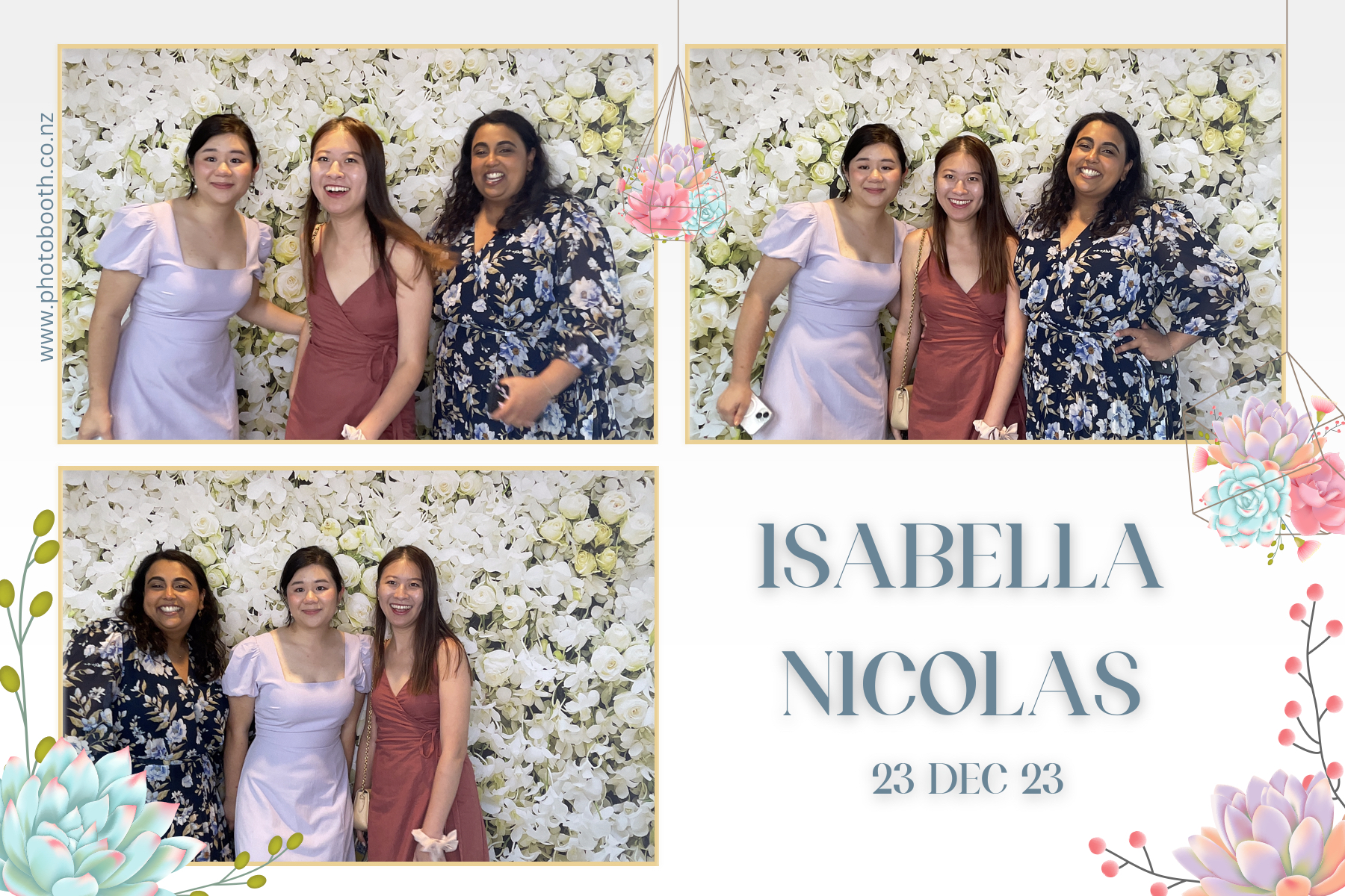 Isabella & Nicolas's Wedding | View more photos from the event at gallery.photobooth.co.nz/u/SelfieCentral/Isabella-Nicolass-Wedding