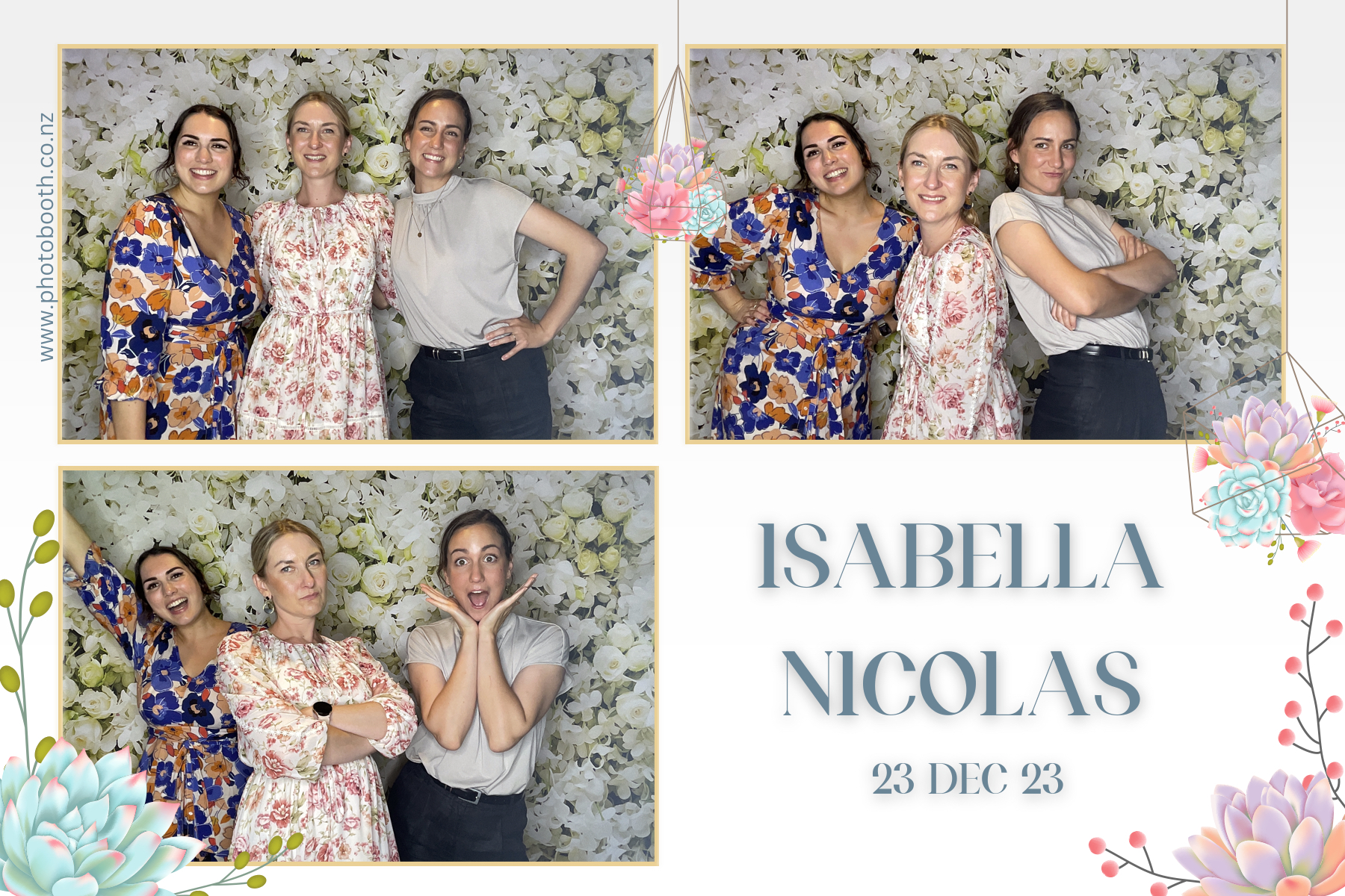 Isabella & Nicolas's Wedding | View more photos from the event at gallery.photobooth.co.nz/u/SelfieCentral/Isabella-Nicolass-Wedding