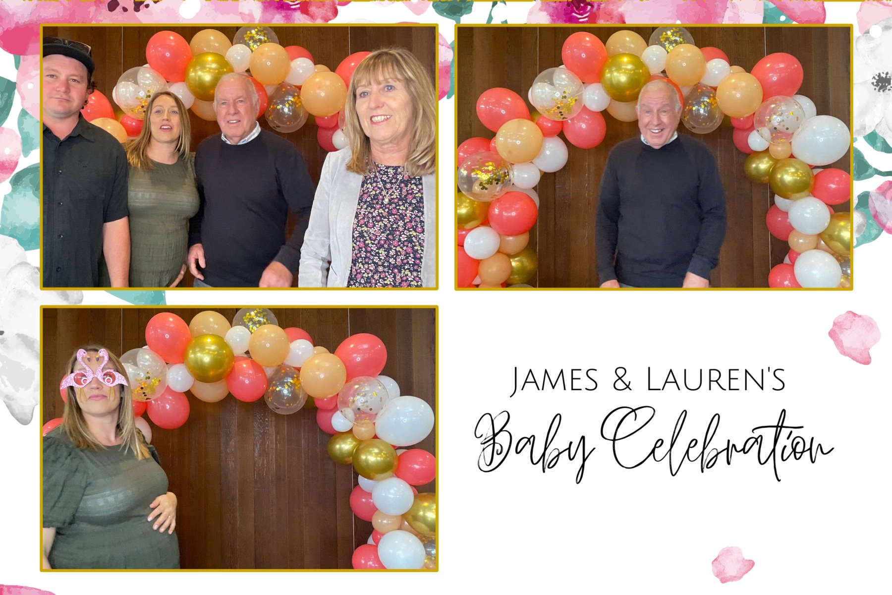 James and Lauren's Baby Celebration | View more photos from the event at gallery.photobooth.co.nz/u/SelfieCentral/James-and-Laurens-Baby-Celebration