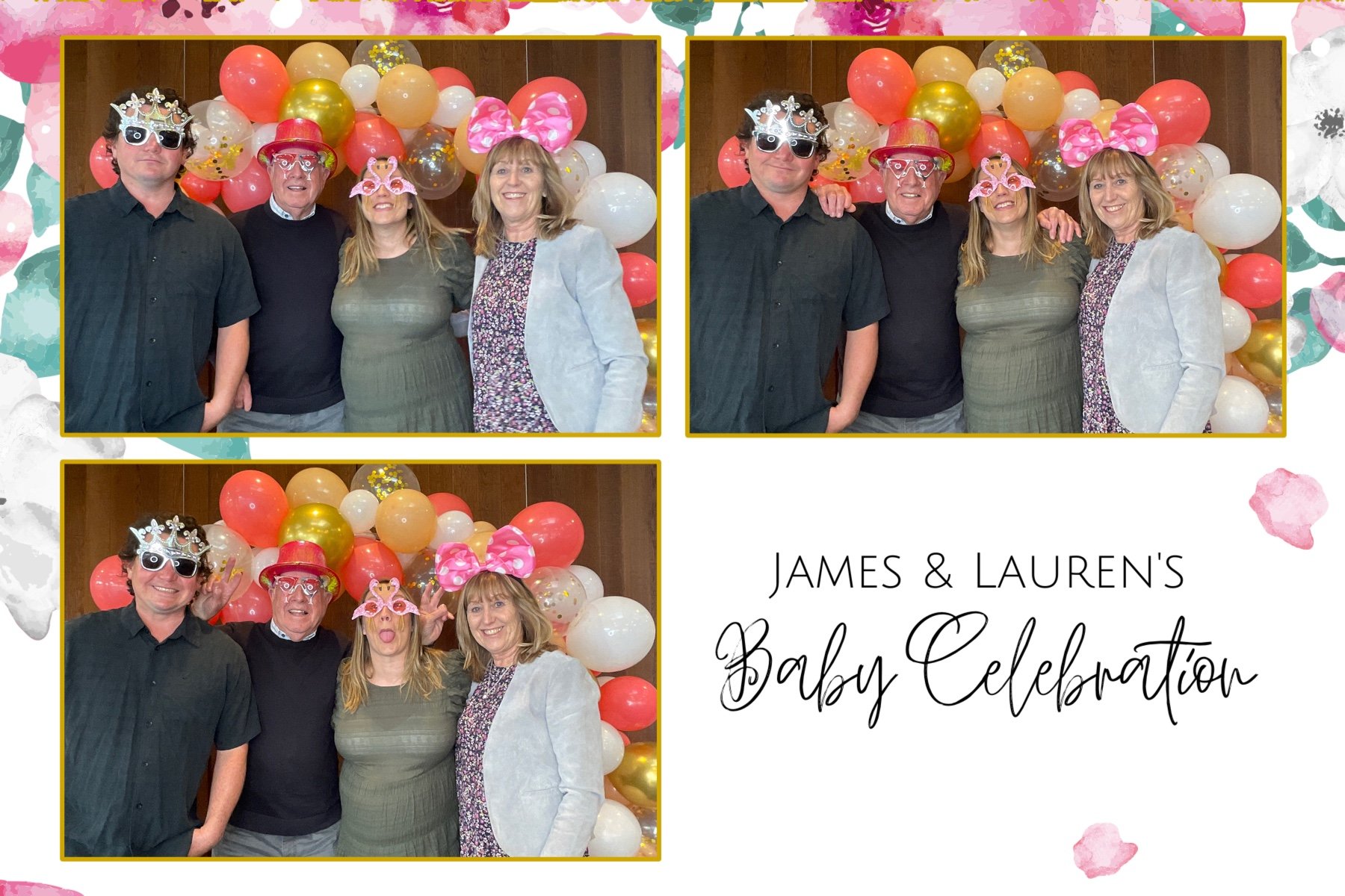 James and Lauren's Baby Celebration | View more photos from the event at gallery.photobooth.co.nz/u/SelfieCentral/James-and-Laurens-Baby-Celebration