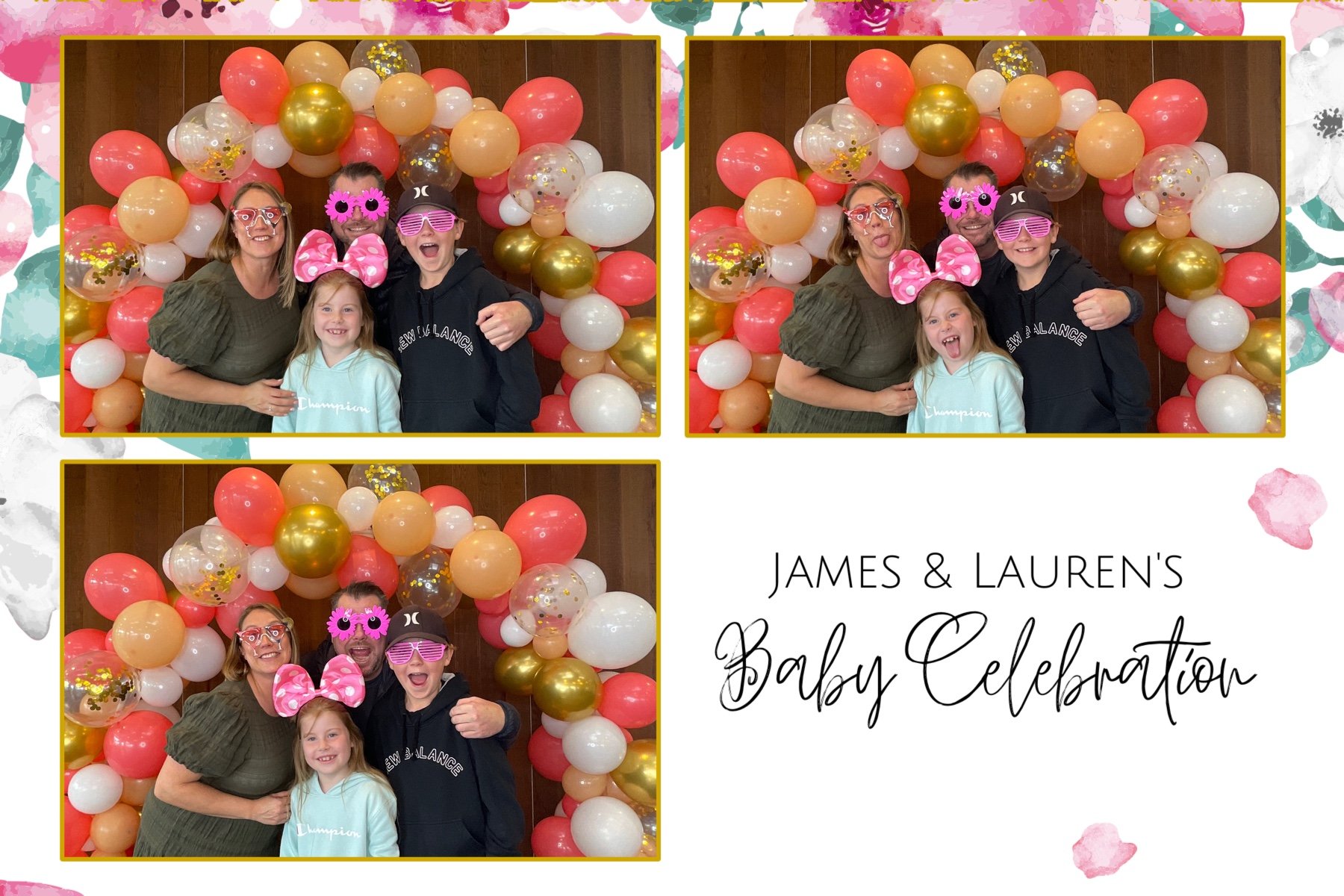 James and Lauren's Baby Celebration | View more photos from the event at gallery.photobooth.co.nz/u/SelfieCentral/James-and-Laurens-Baby-Celebration