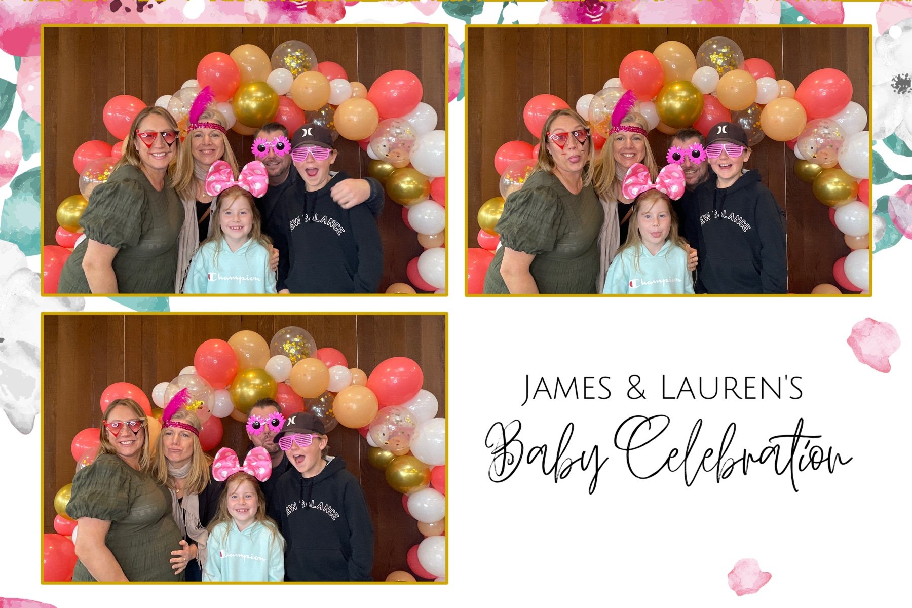 James and Lauren's Baby Celebration | View more photos from the event at gallery.photobooth.co.nz/u/SelfieCentral/James-and-Laurens-Baby-Celebration