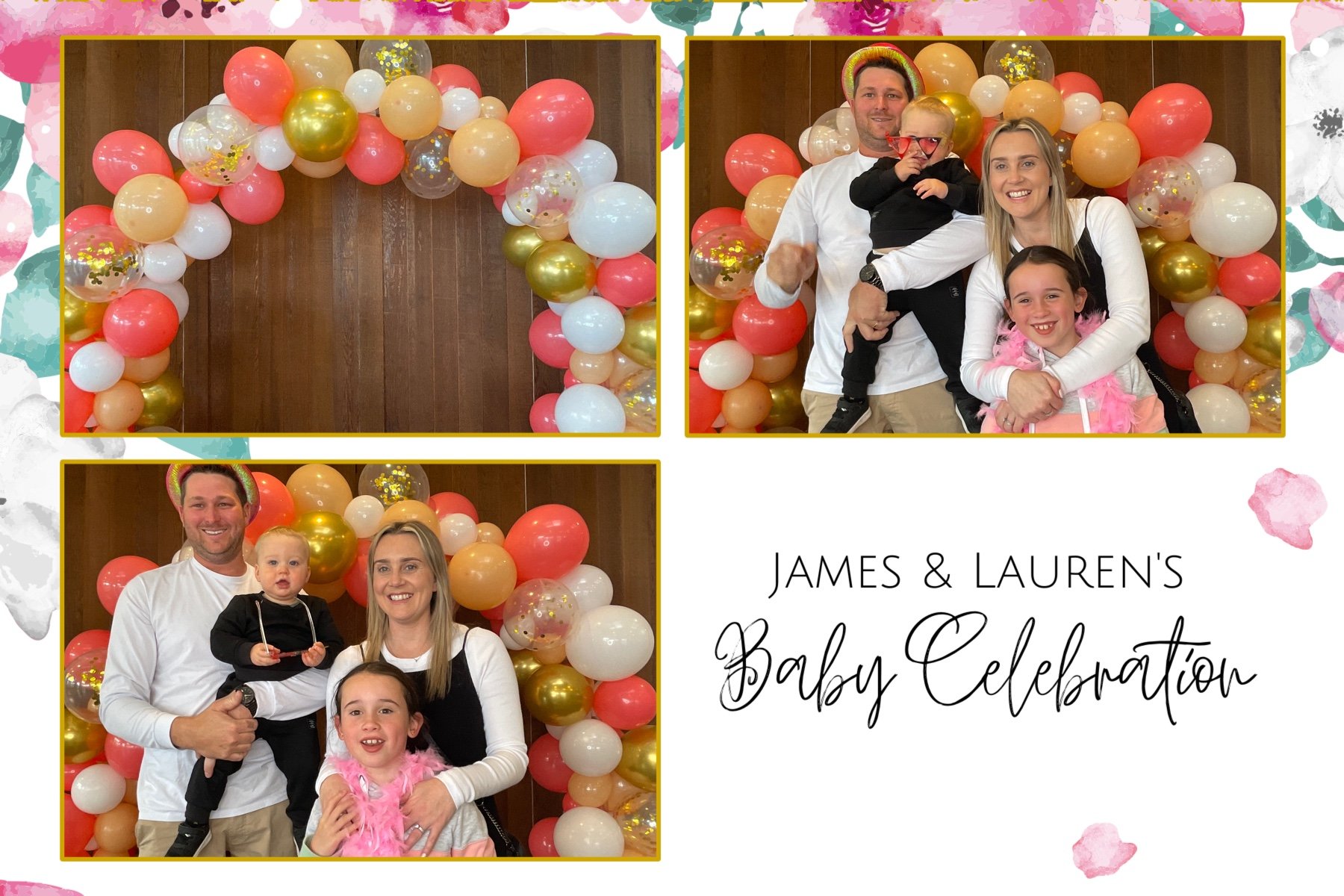 James and Lauren's Baby Celebration | View more photos from the event at gallery.photobooth.co.nz/u/SelfieCentral/James-and-Laurens-Baby-Celebration
