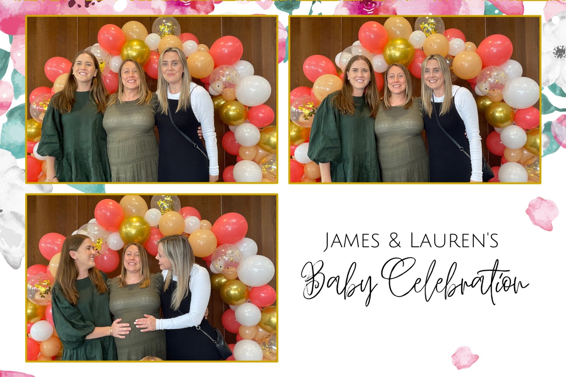 James and Lauren's Baby Celebration | View more photos from the event at gallery.photobooth.co.nz/u/SelfieCentral/James-and-Laurens-Baby-Celebration