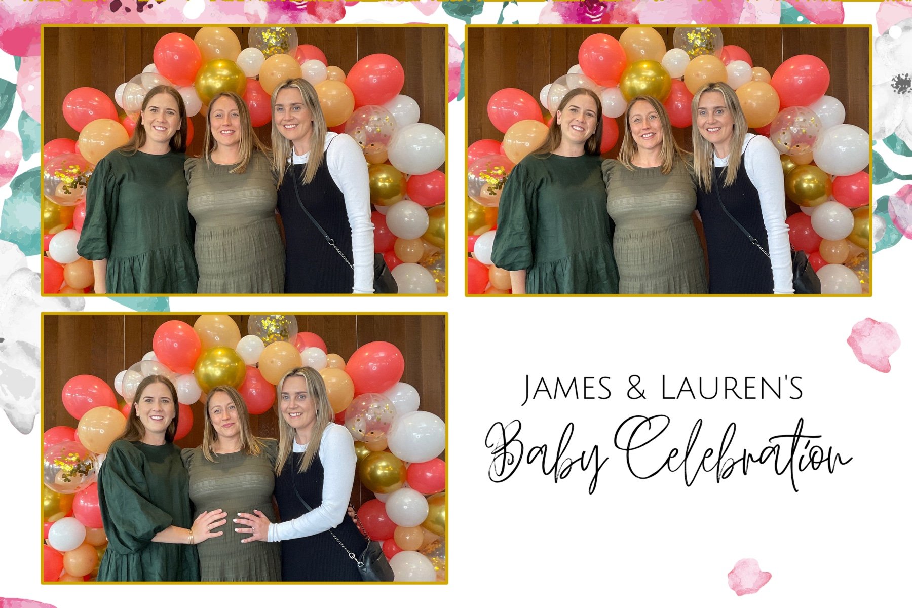 James and Lauren's Baby Celebration | View more photos from the event at gallery.photobooth.co.nz/u/SelfieCentral/James-and-Laurens-Baby-Celebration