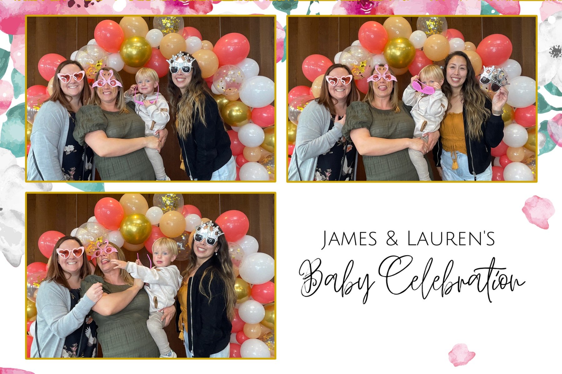 James and Lauren's Baby Celebration | View more photos from the event at gallery.photobooth.co.nz/u/SelfieCentral/James-and-Laurens-Baby-Celebration