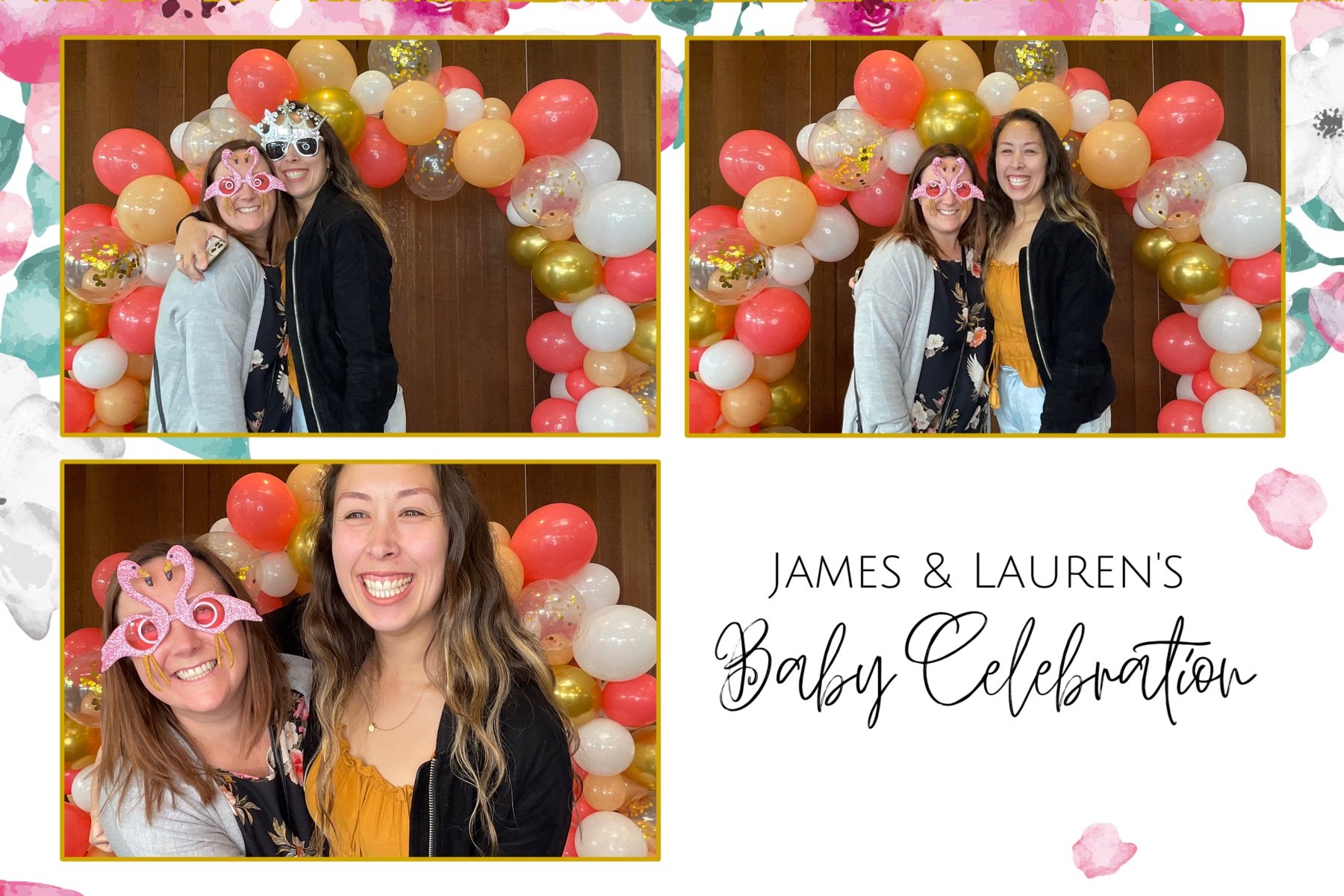 James and Lauren's Baby Celebration | View more photos from the event at gallery.photobooth.co.nz/u/SelfieCentral/James-and-Laurens-Baby-Celebration