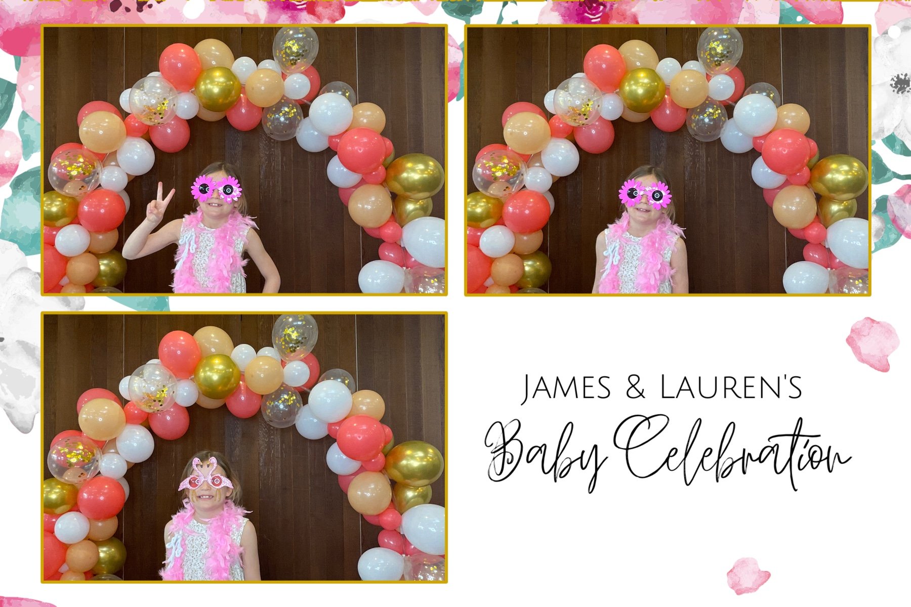 James and Lauren's Baby Celebration | View more photos from the event at gallery.photobooth.co.nz/u/SelfieCentral/James-and-Laurens-Baby-Celebration