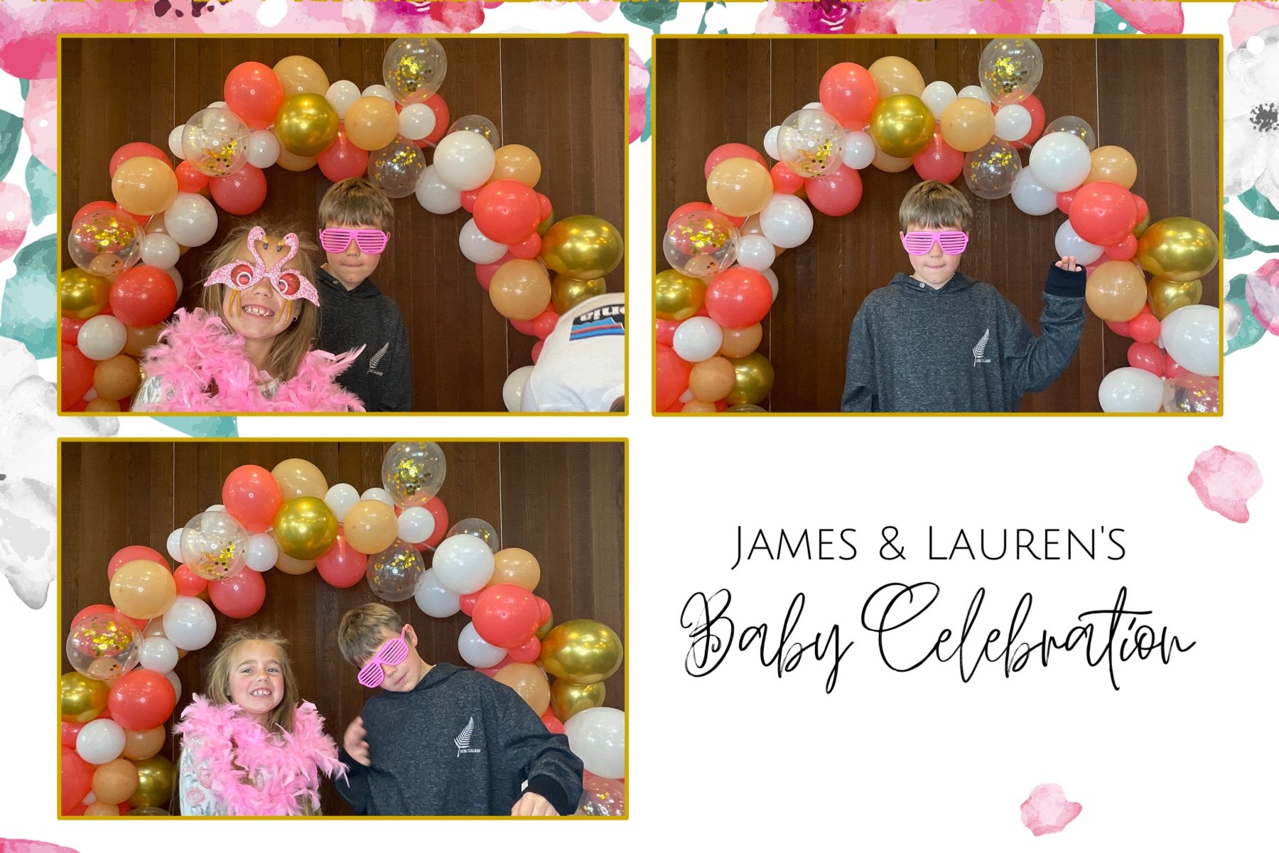 James and Lauren's Baby Celebration | View more photos from the event at gallery.photobooth.co.nz/u/SelfieCentral/James-and-Laurens-Baby-Celebration