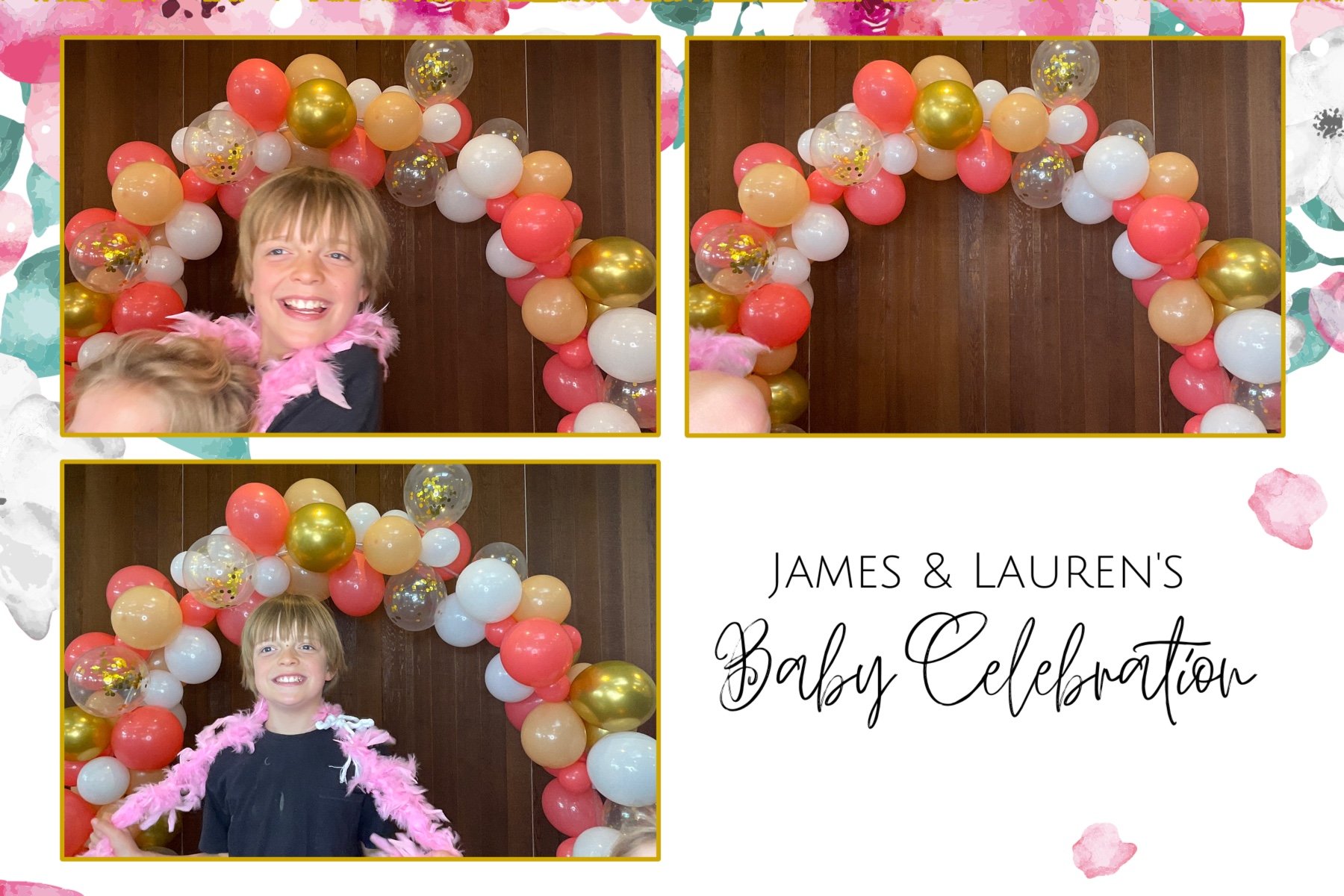 James and Lauren's Baby Celebration | View more photos from the event at gallery.photobooth.co.nz/u/SelfieCentral/James-and-Laurens-Baby-Celebration
