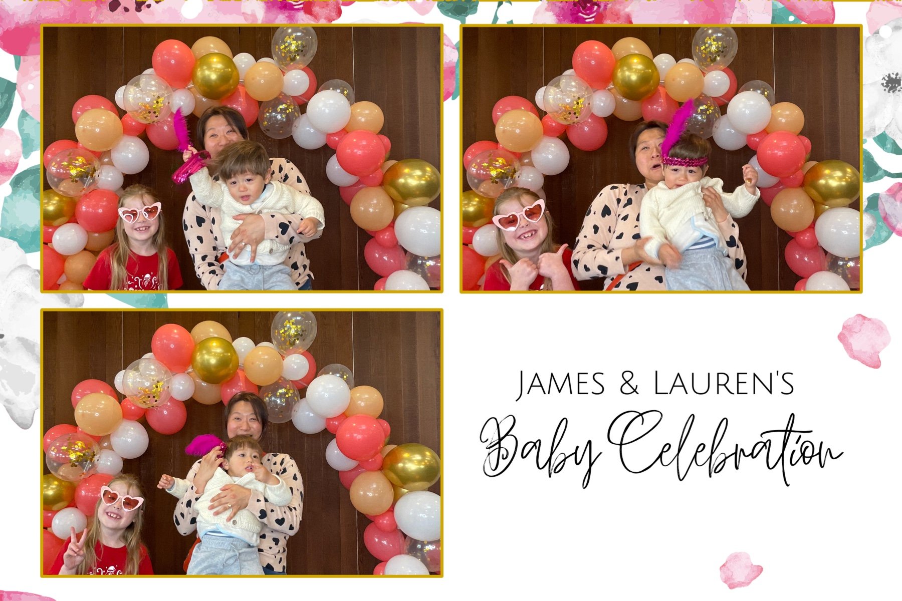James and Lauren's Baby Celebration | View more photos from the event at gallery.photobooth.co.nz/u/SelfieCentral/James-and-Laurens-Baby-Celebration