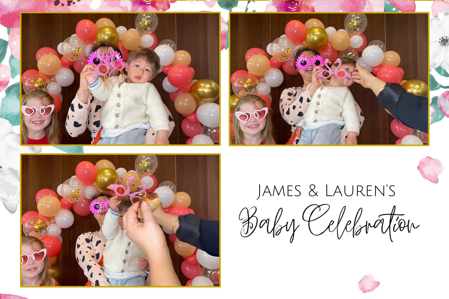 James and Lauren's Baby Celebration | View more photos from the event at gallery.photobooth.co.nz/u/SelfieCentral/James-and-Laurens-Baby-Celebration
