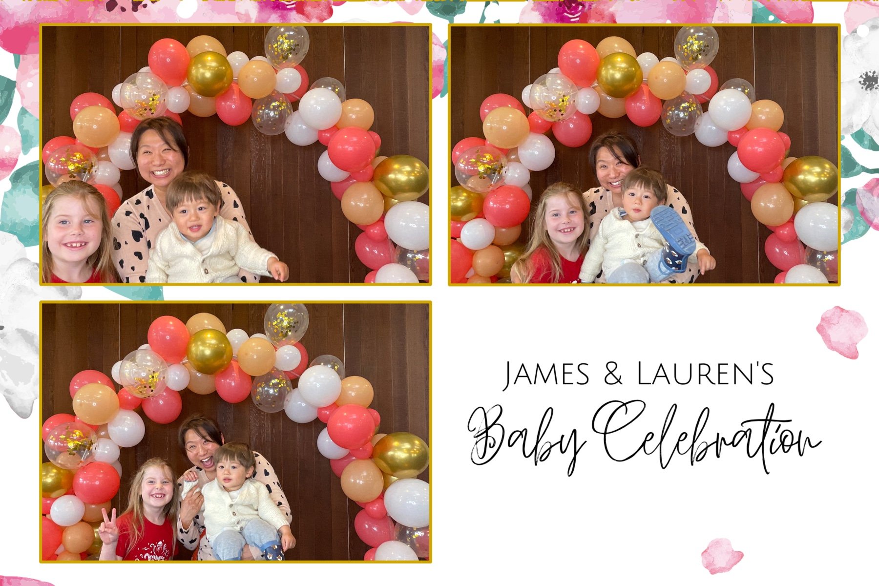 James and Lauren's Baby Celebration | View more photos from the event at gallery.photobooth.co.nz/u/SelfieCentral/James-and-Laurens-Baby-Celebration