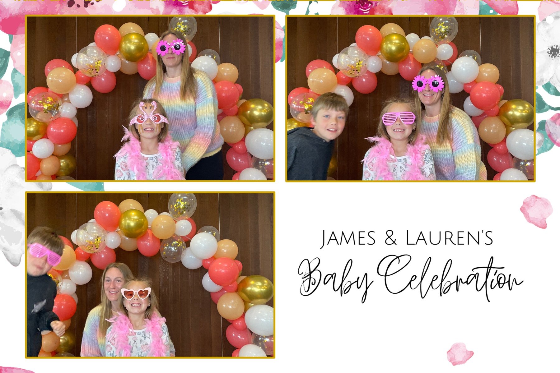 James and Lauren's Baby Celebration | View more photos from the event at gallery.photobooth.co.nz/u/SelfieCentral/James-and-Laurens-Baby-Celebration