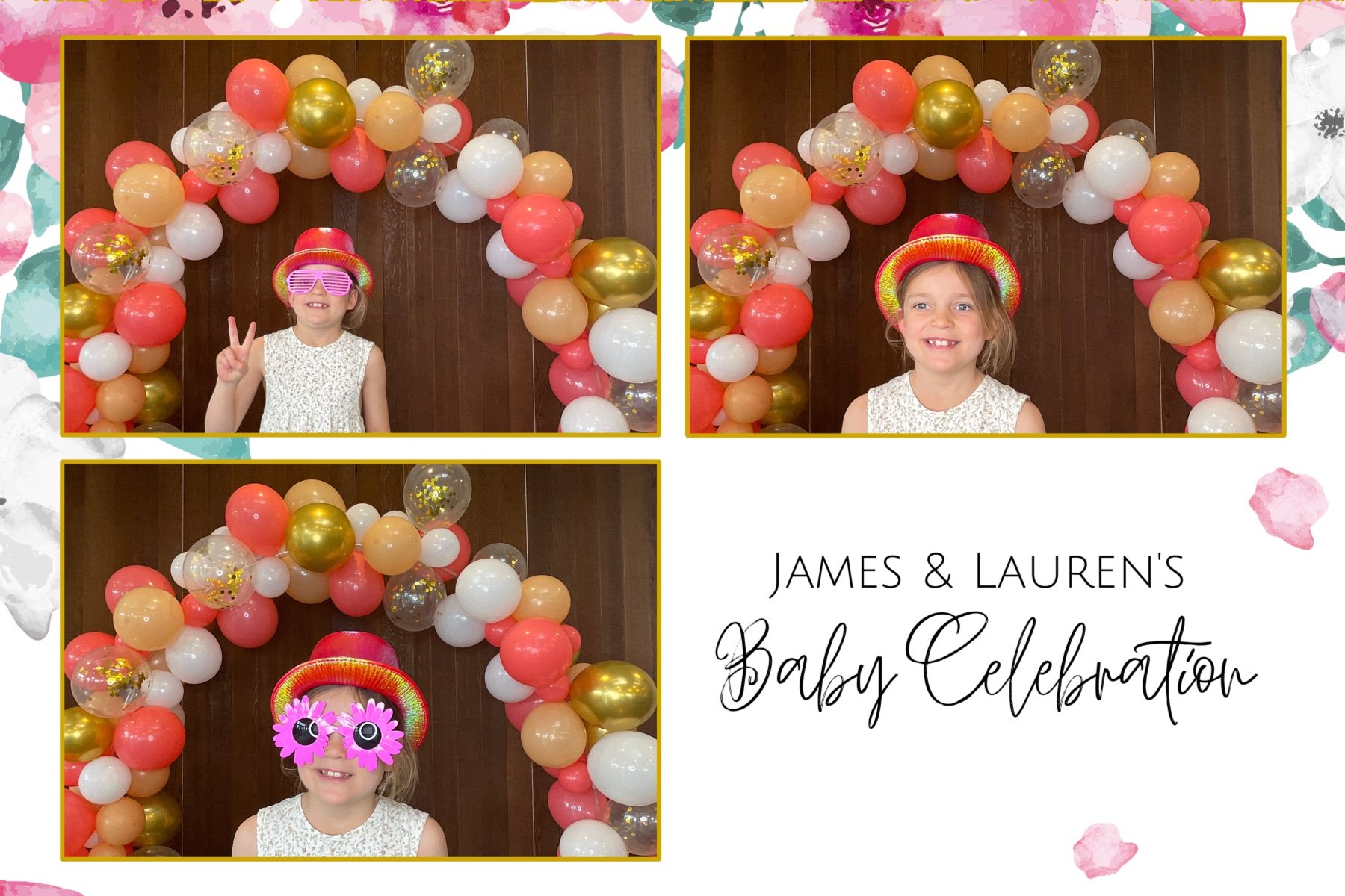 James and Lauren's Baby Celebration | View more photos from the event at gallery.photobooth.co.nz/u/SelfieCentral/James-and-Laurens-Baby-Celebration