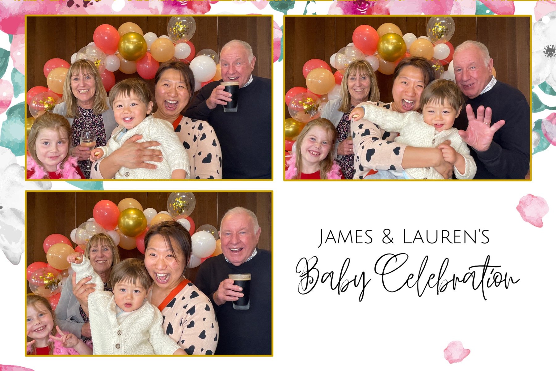 James and Lauren's Baby Celebration | View more photos from the event at gallery.photobooth.co.nz/u/SelfieCentral/James-and-Laurens-Baby-Celebration